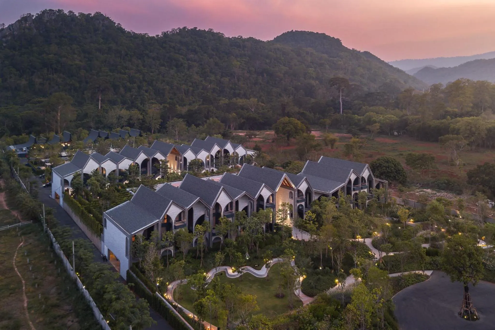 Bird's eye view in Hotel Labaris Khao Yai