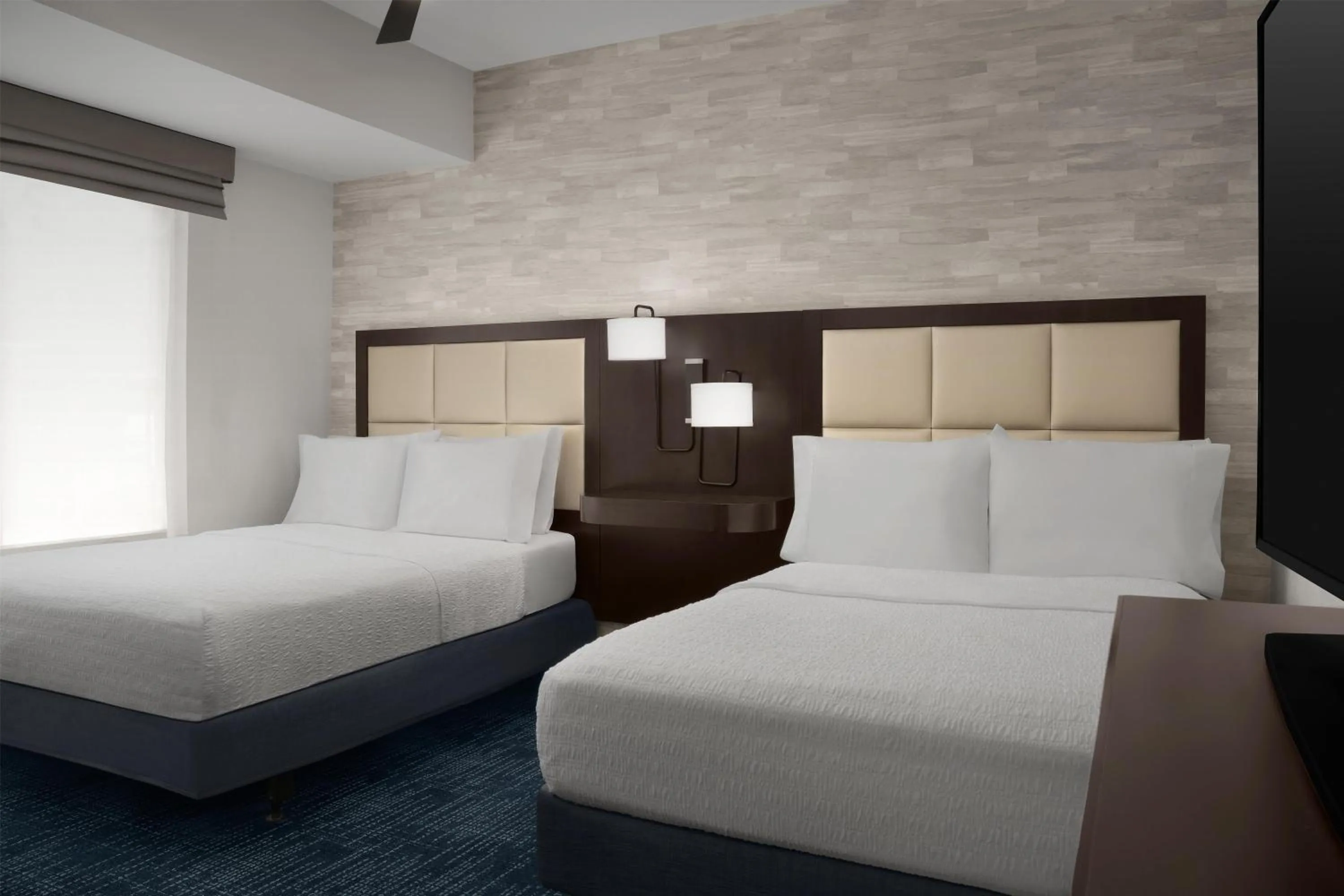 Bed in Hampton Inn & Suites Denver Tech Center