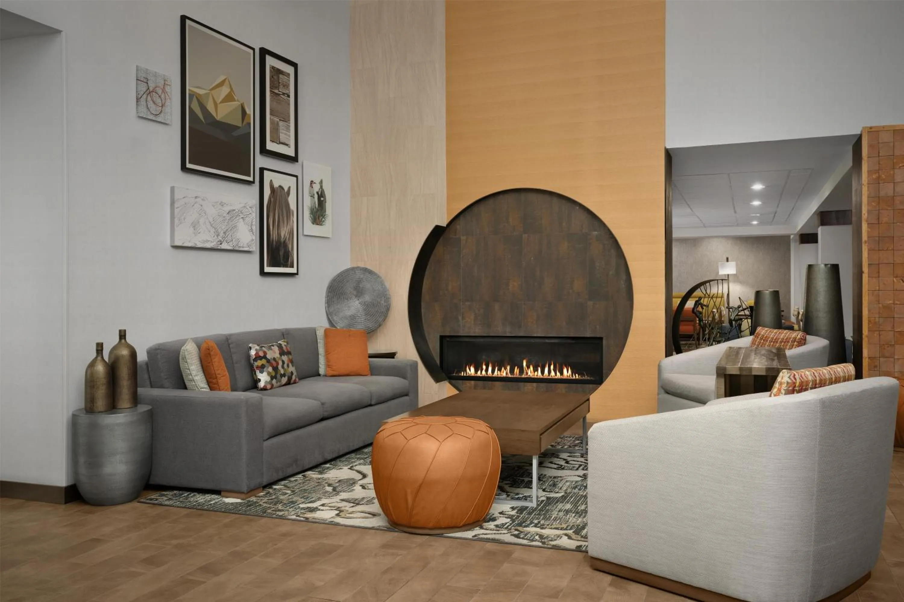 Lobby or reception in Hampton Inn & Suites Denver Tech Center