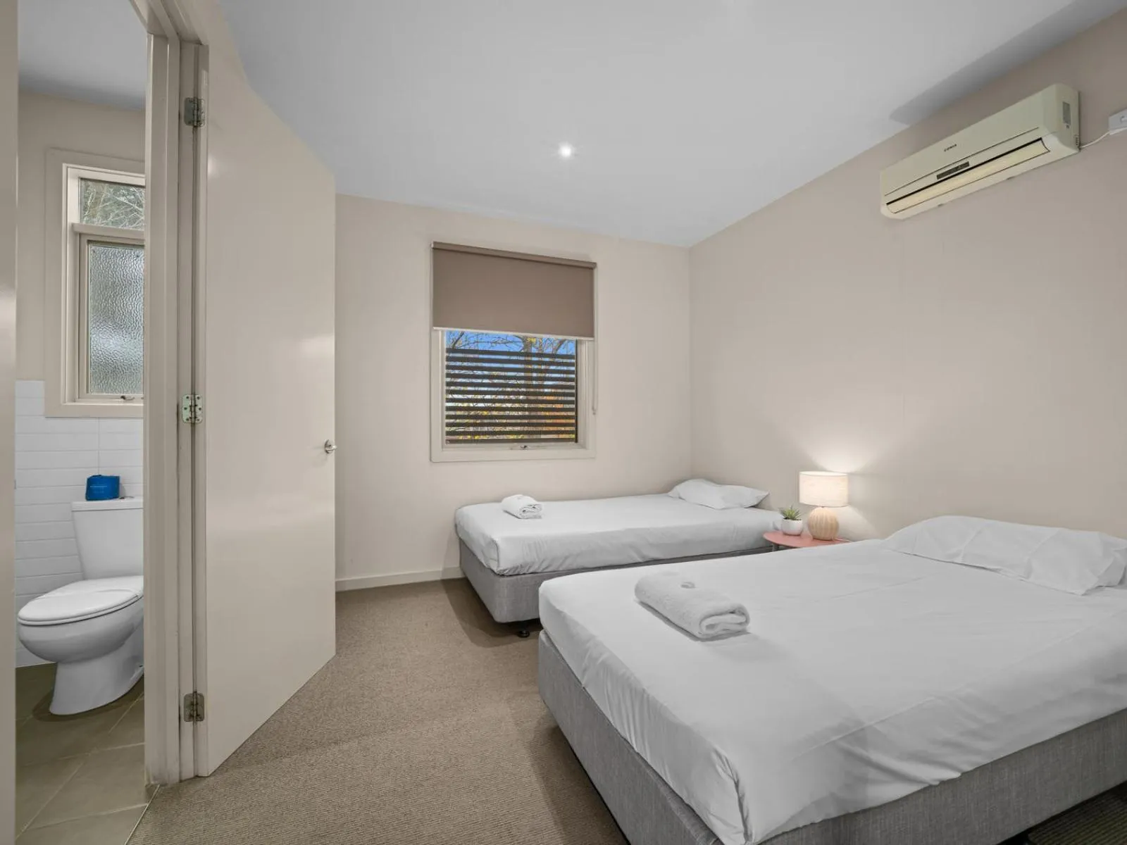 Bed in Central Shepparton Apartments