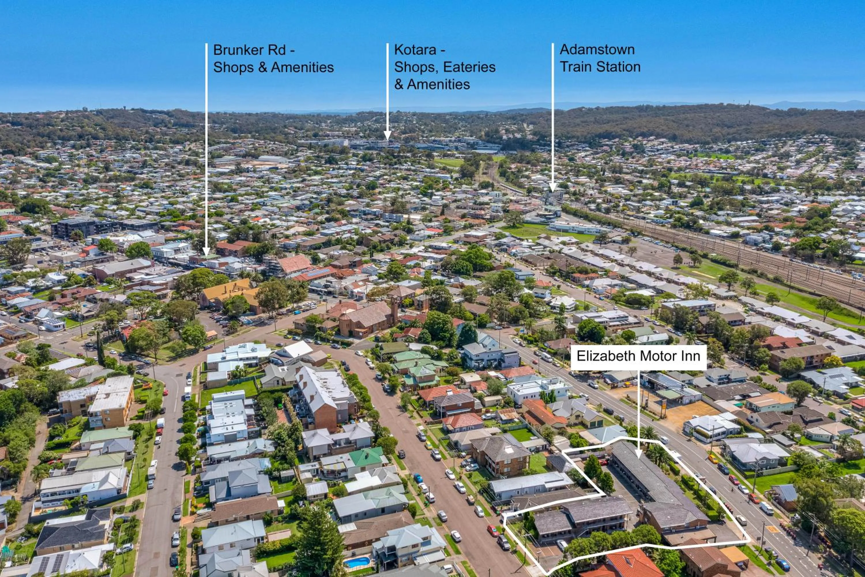 Neighbourhood in Cosmo Motel Adamstown