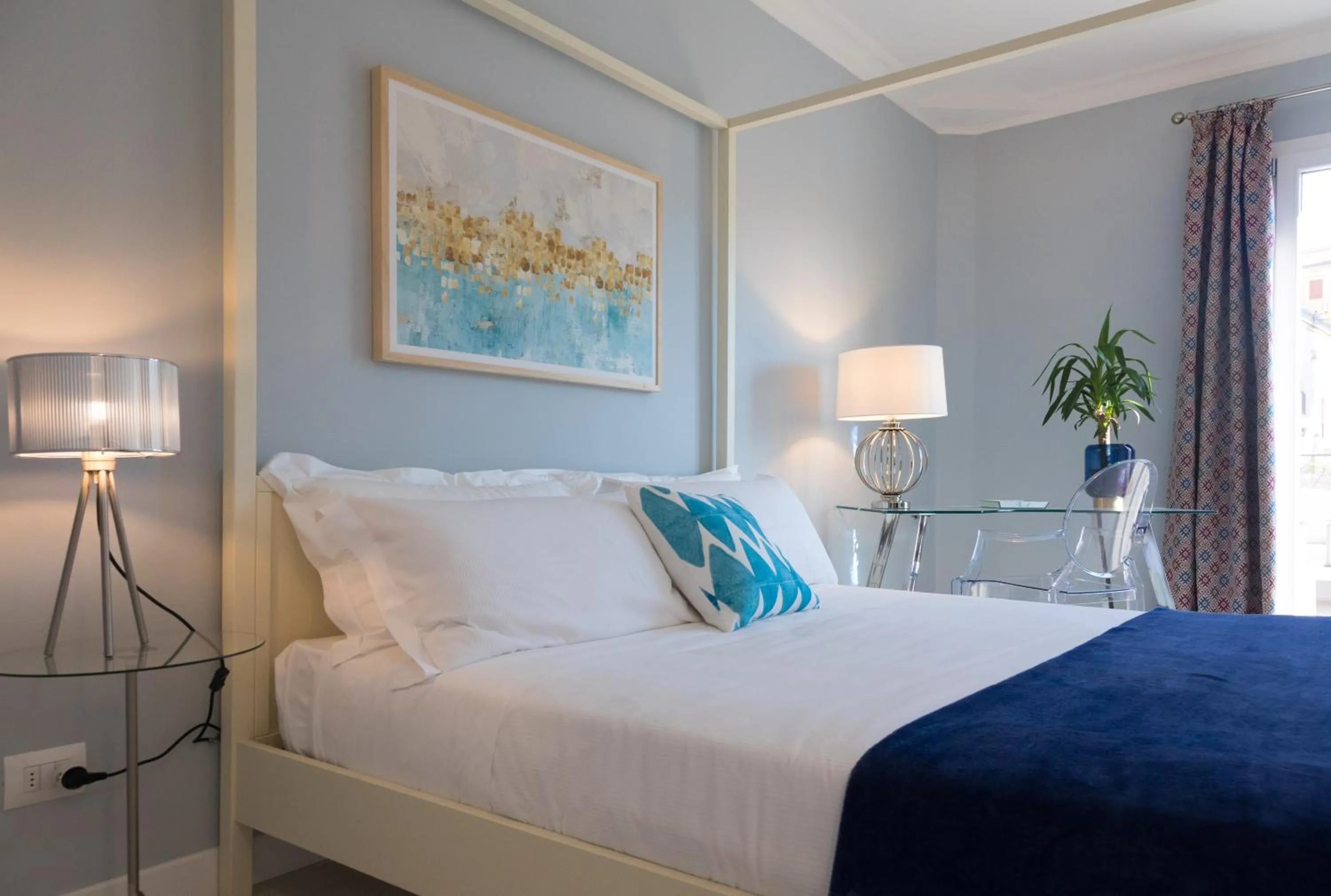 Decorative detail, Bed in I Mori di Porta Nuova Suite & Terrace