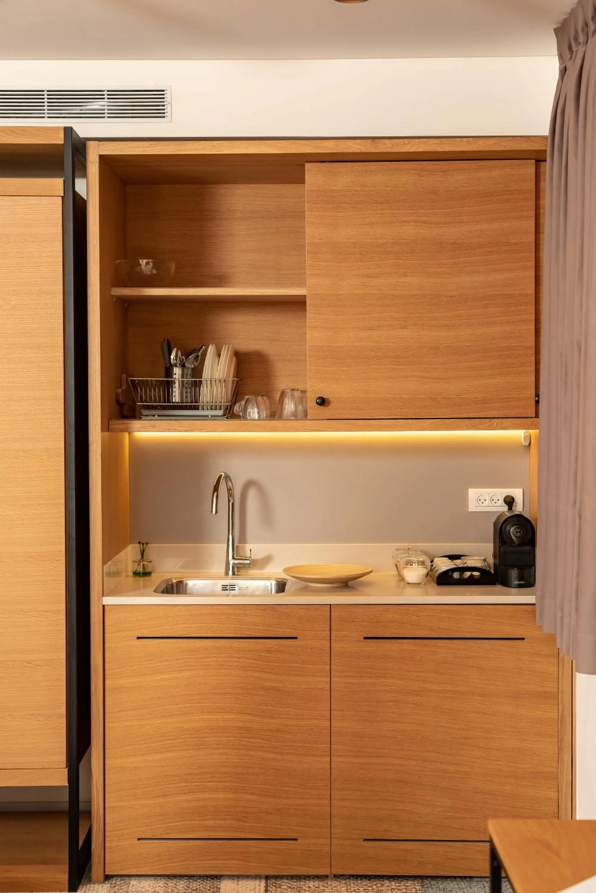 Kitchen or kitchenette in Biazi Hotel