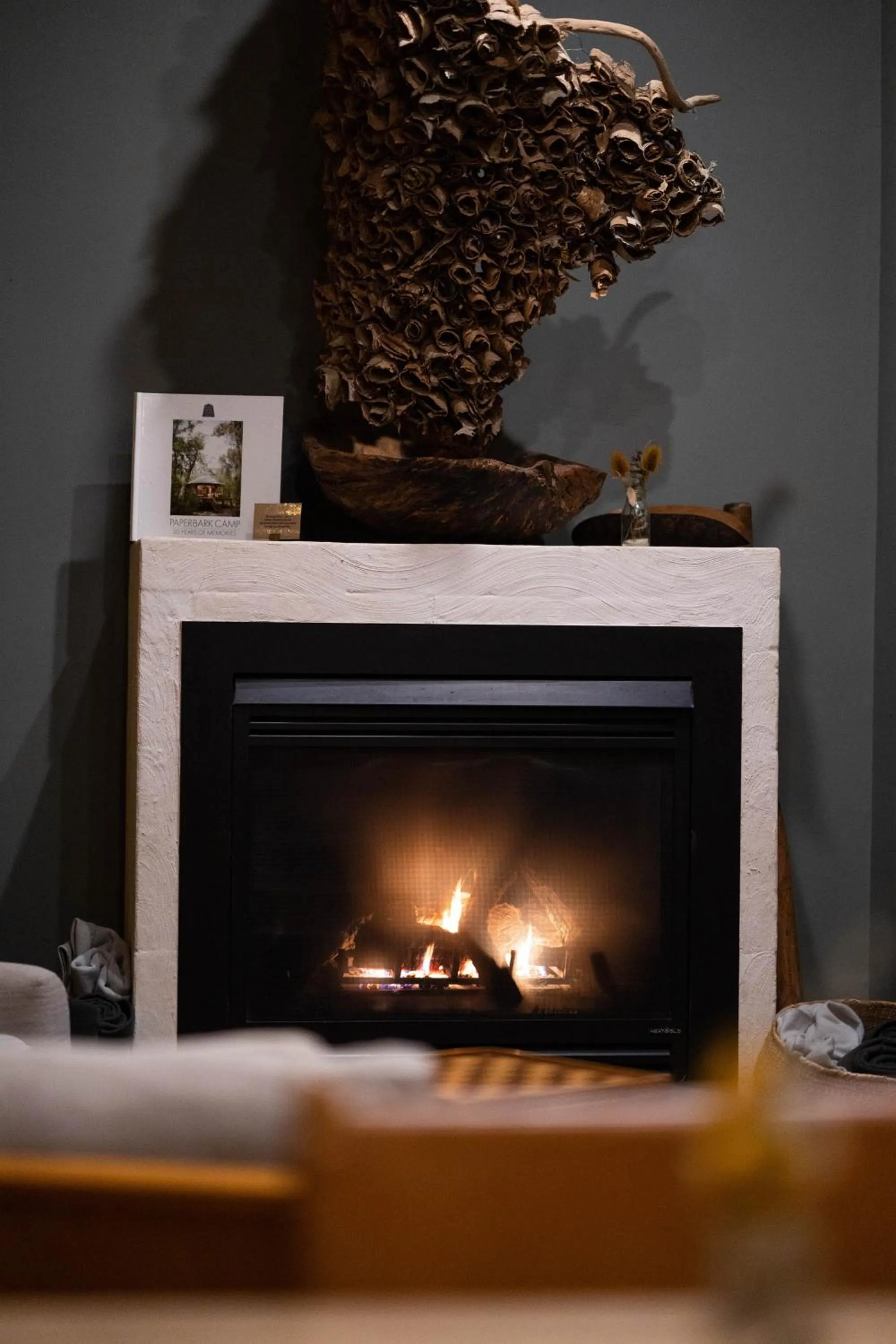 Communal lounge/ TV room in Paperbark Camp