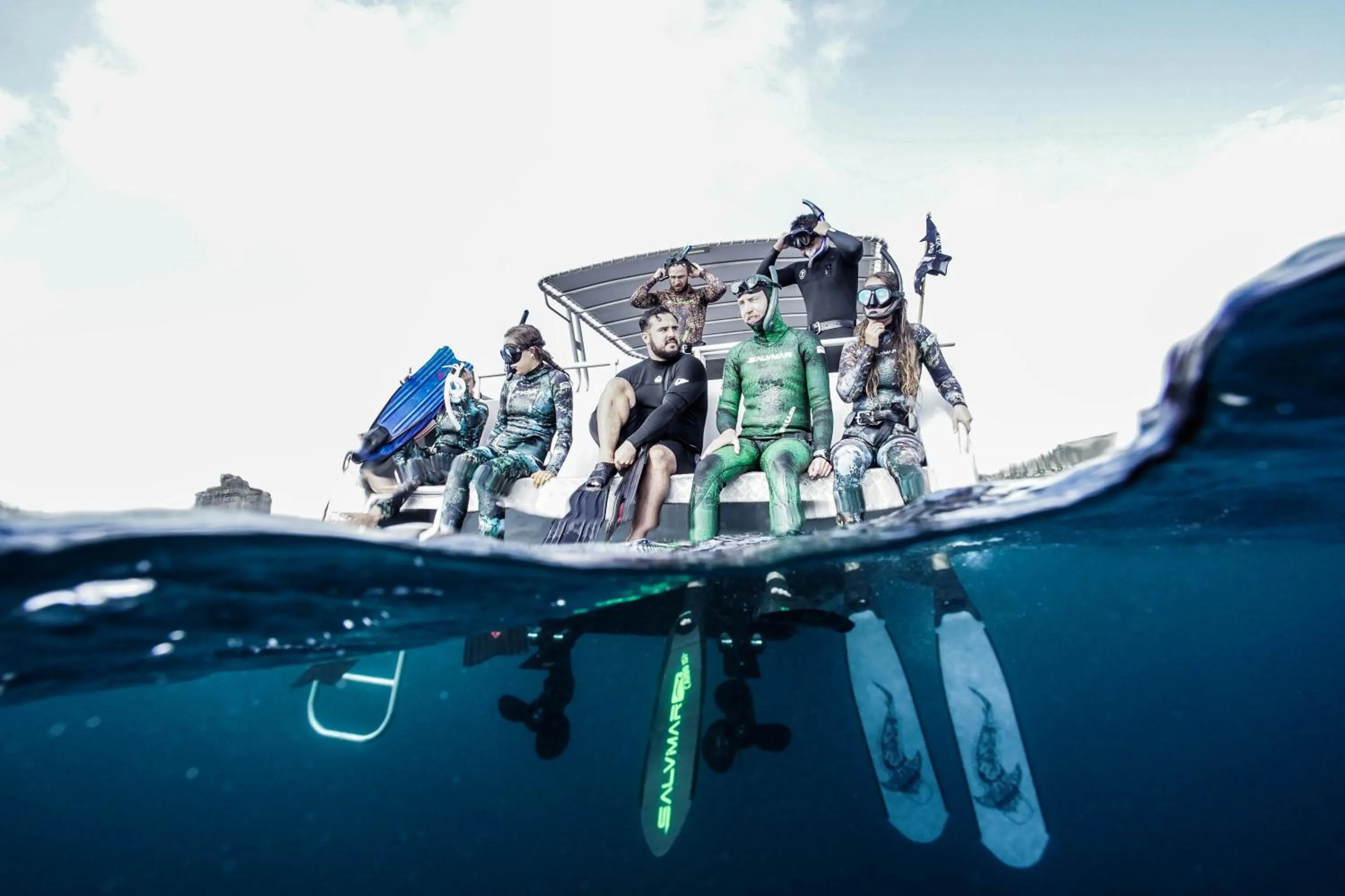 Snorkeling in Paperbark Camp