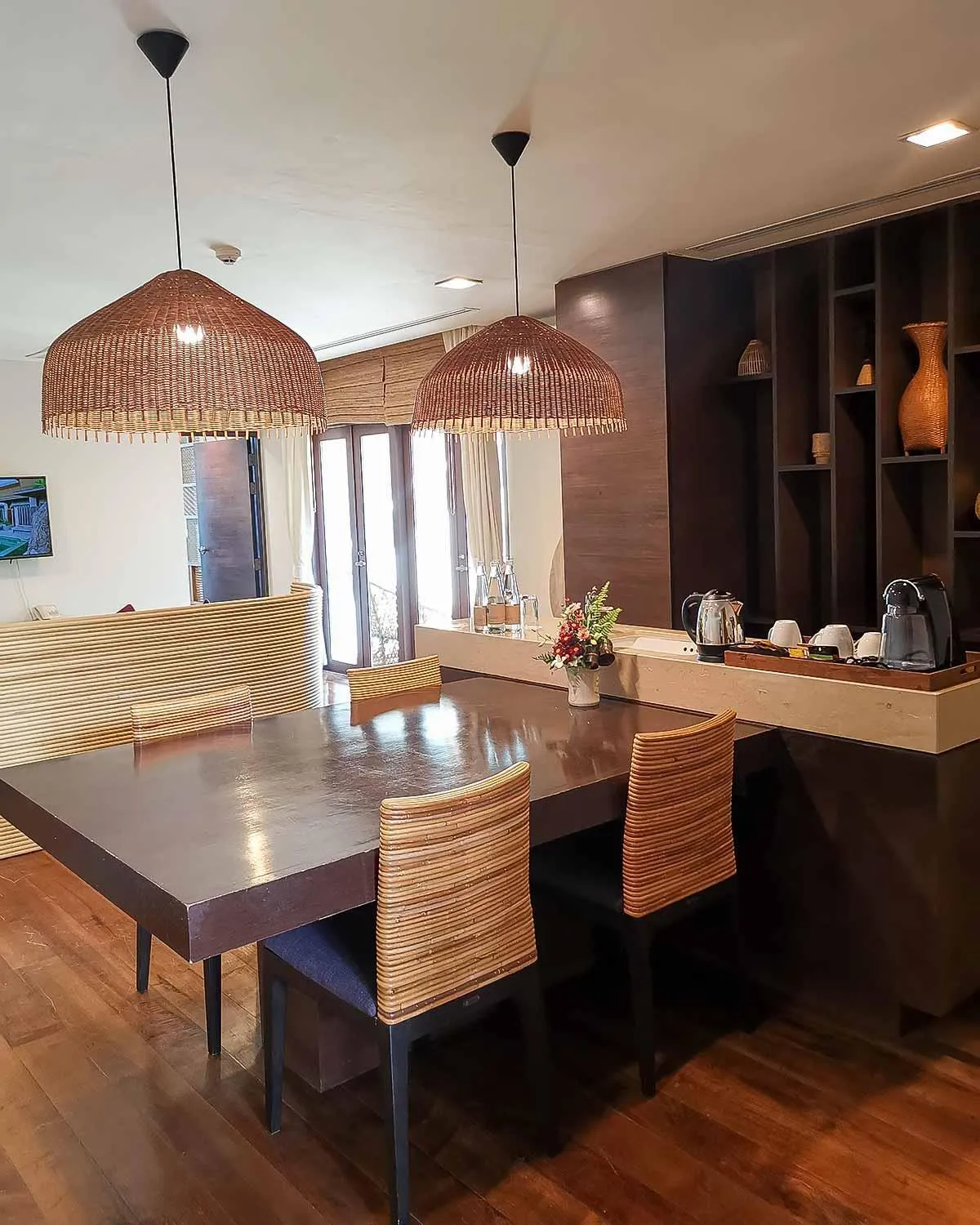 Kitchen or kitchenette in Prana Resort Nandana