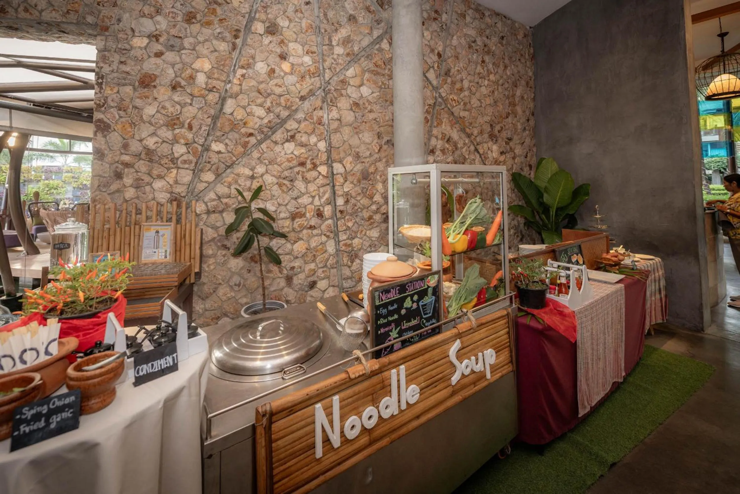 Food in Prana Resort Nandana