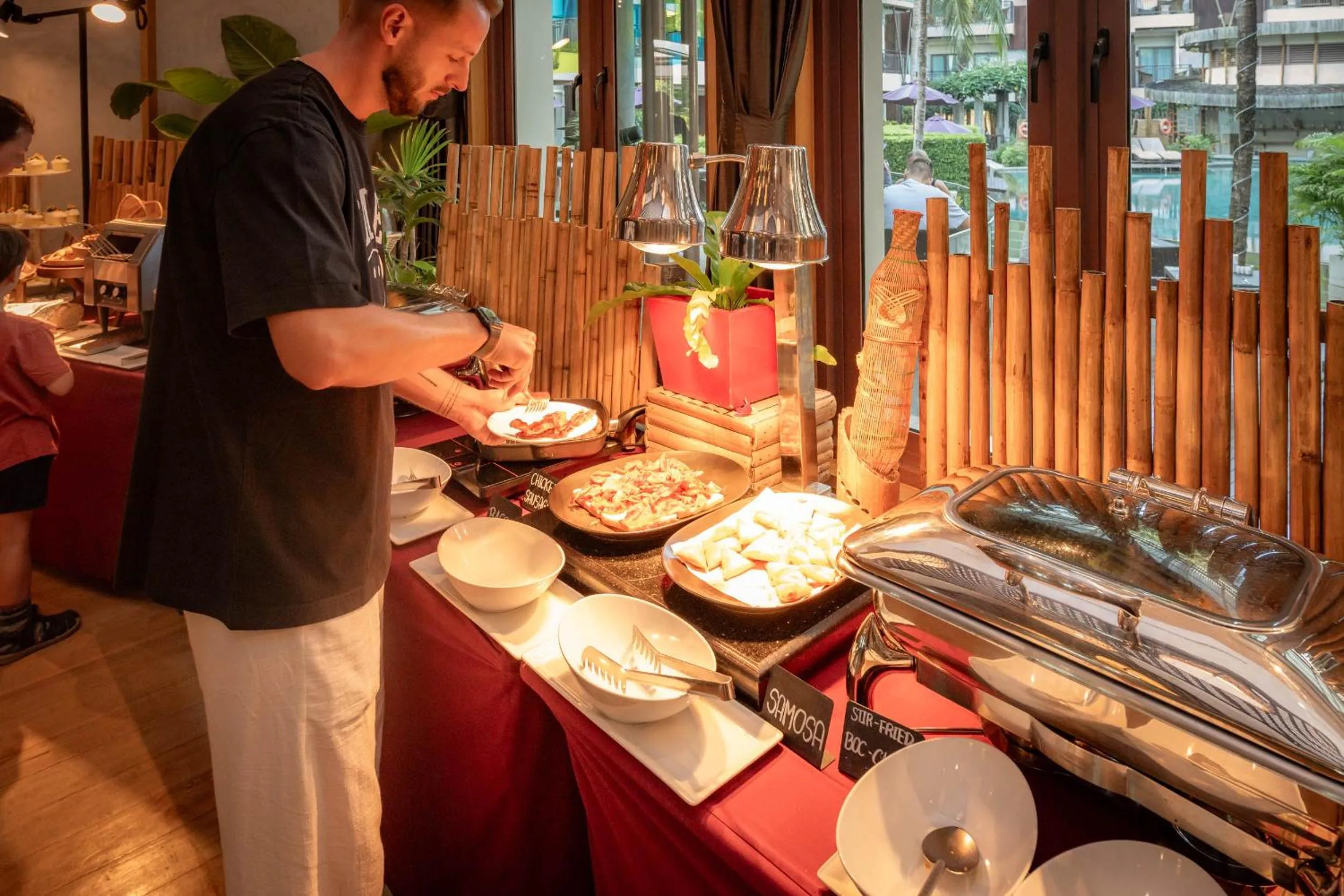 Food in Prana Resort Nandana