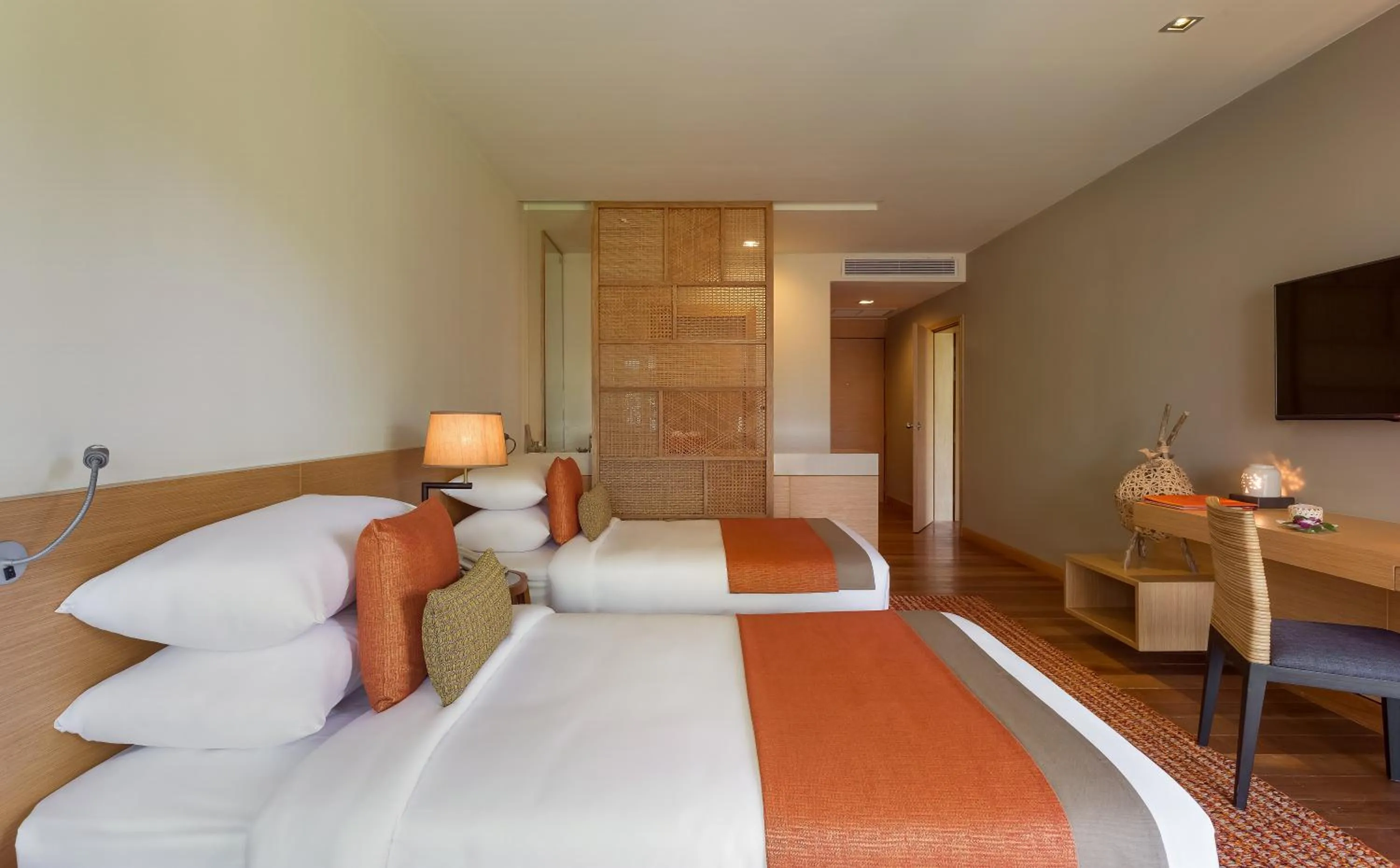 Bed in Prana Resort Nandana