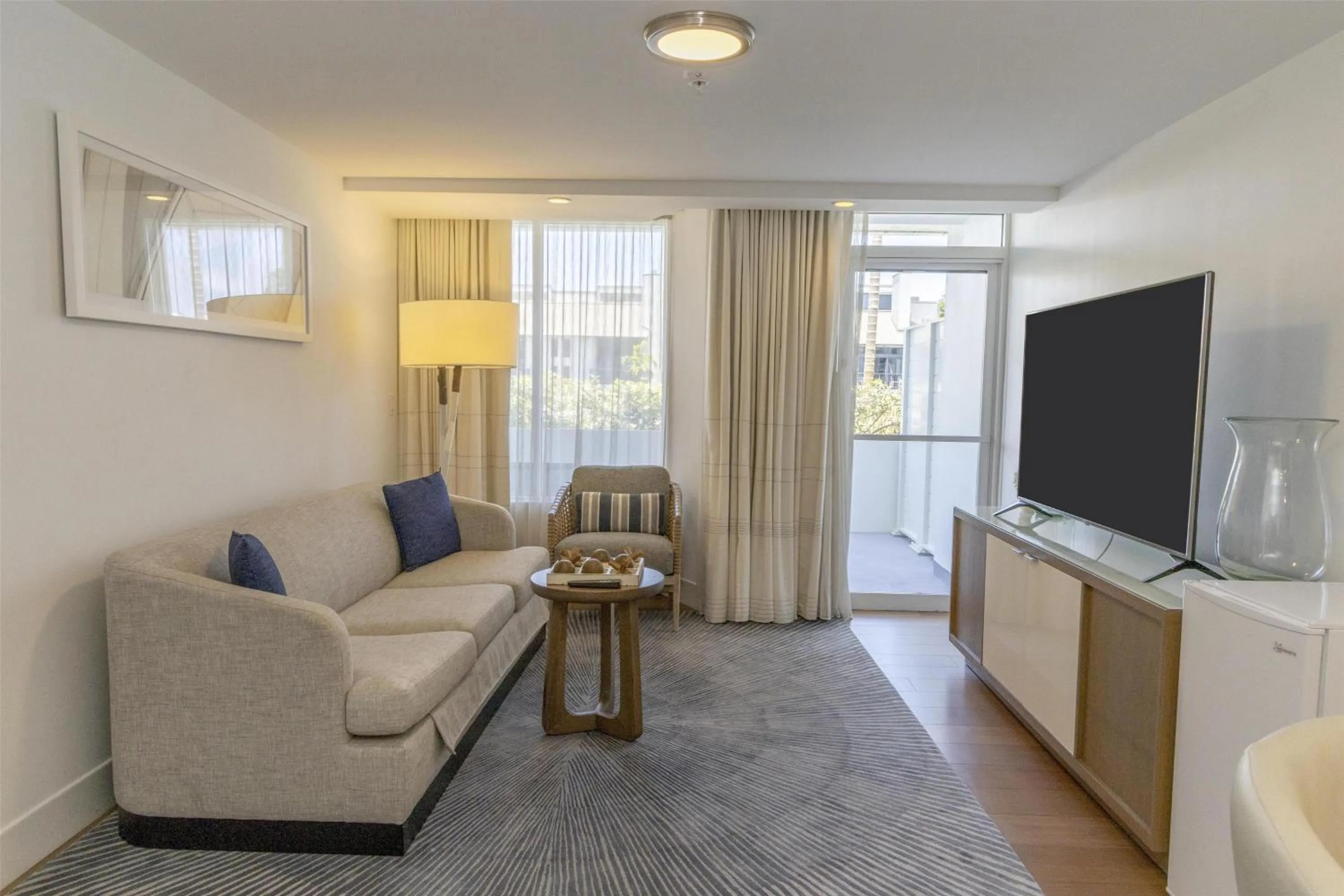 Living room in Hilton Fort Lauderdale Marina