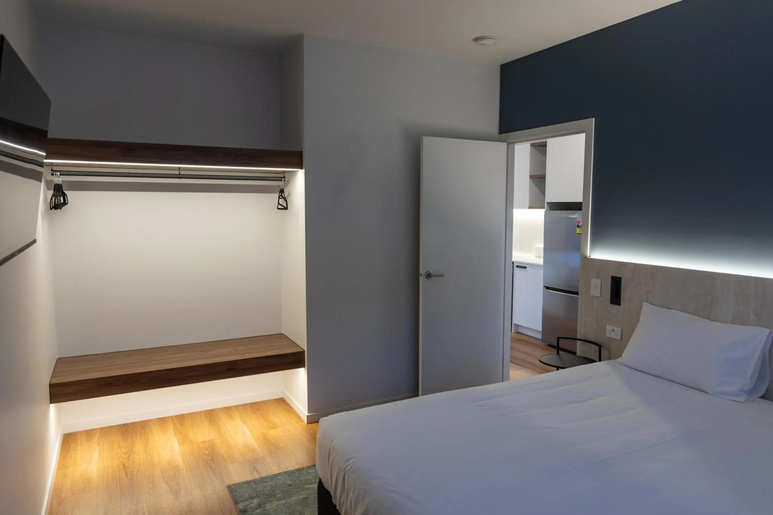 Bedroom, Bed in Beachfront Bicheno