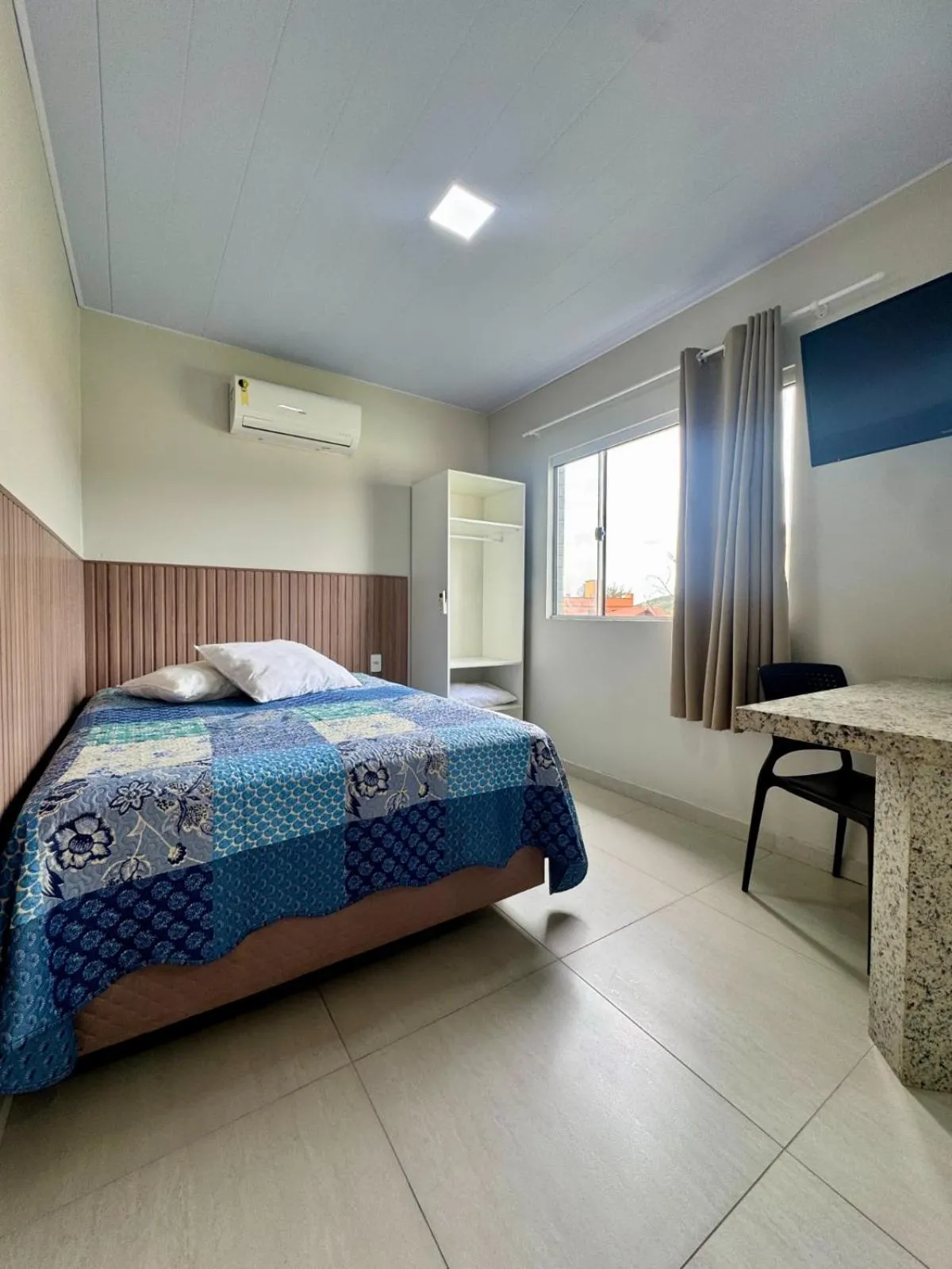 Bed in Pousada Massiambu