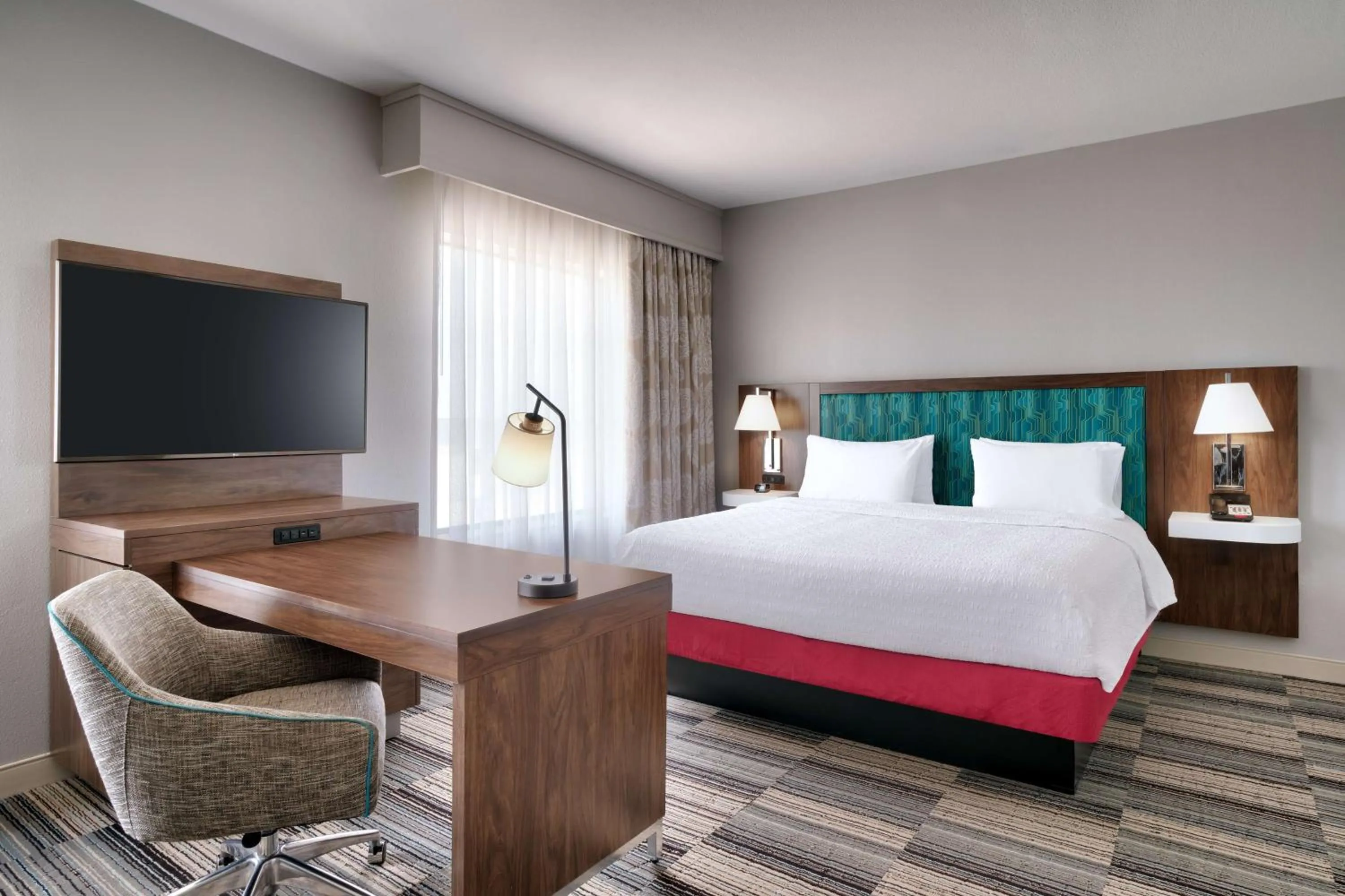 Bedroom, Bed in Hampton Inn & Suites Ft Worth-Burleson