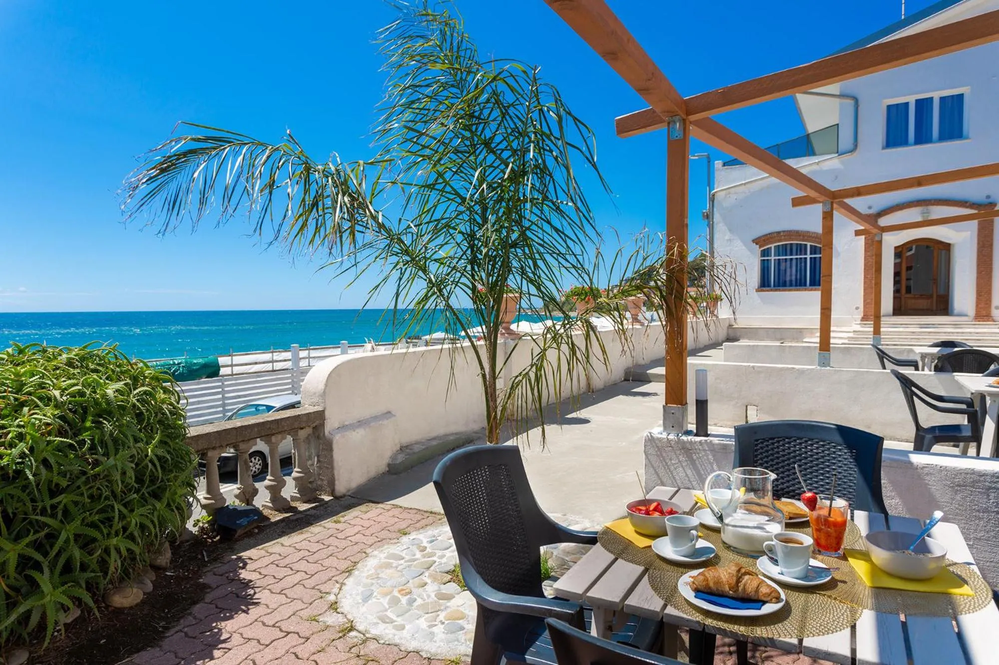 Patio in Blue Beach