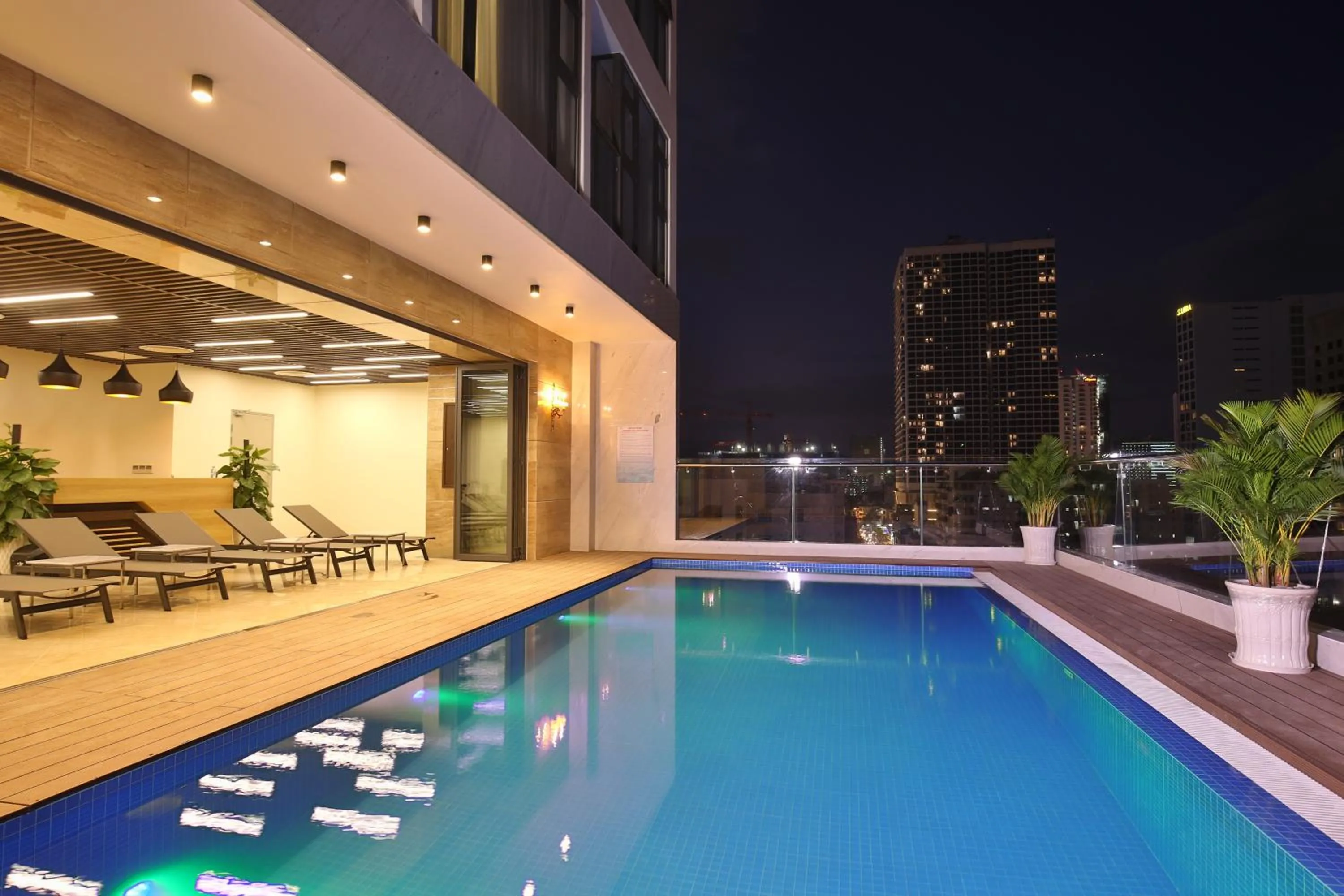 Swimming pool in Sata Hotel