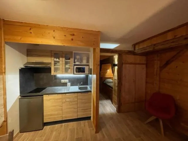 Kitchen or kitchenette in Hotel Le Very