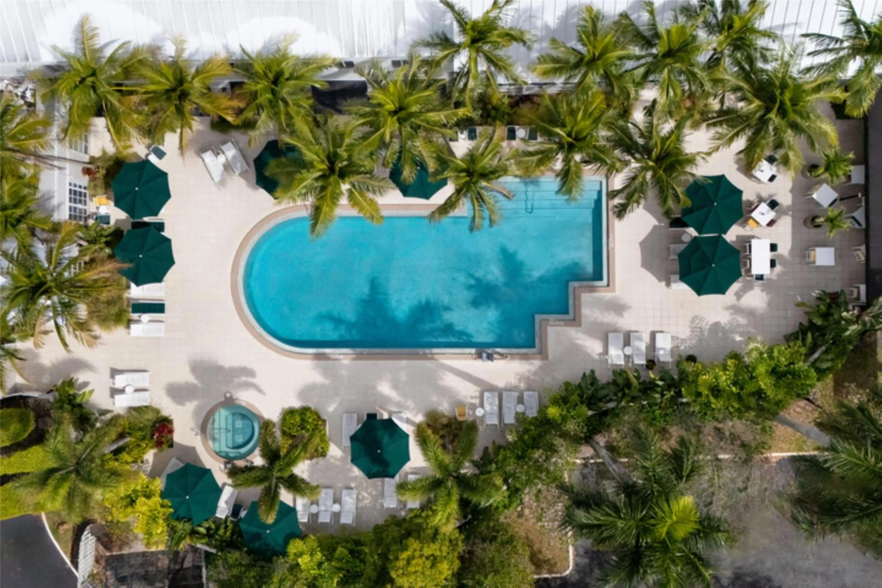 Pool view in DoubleTree by Hilton Hotel Deerfield Beach Boca Raton