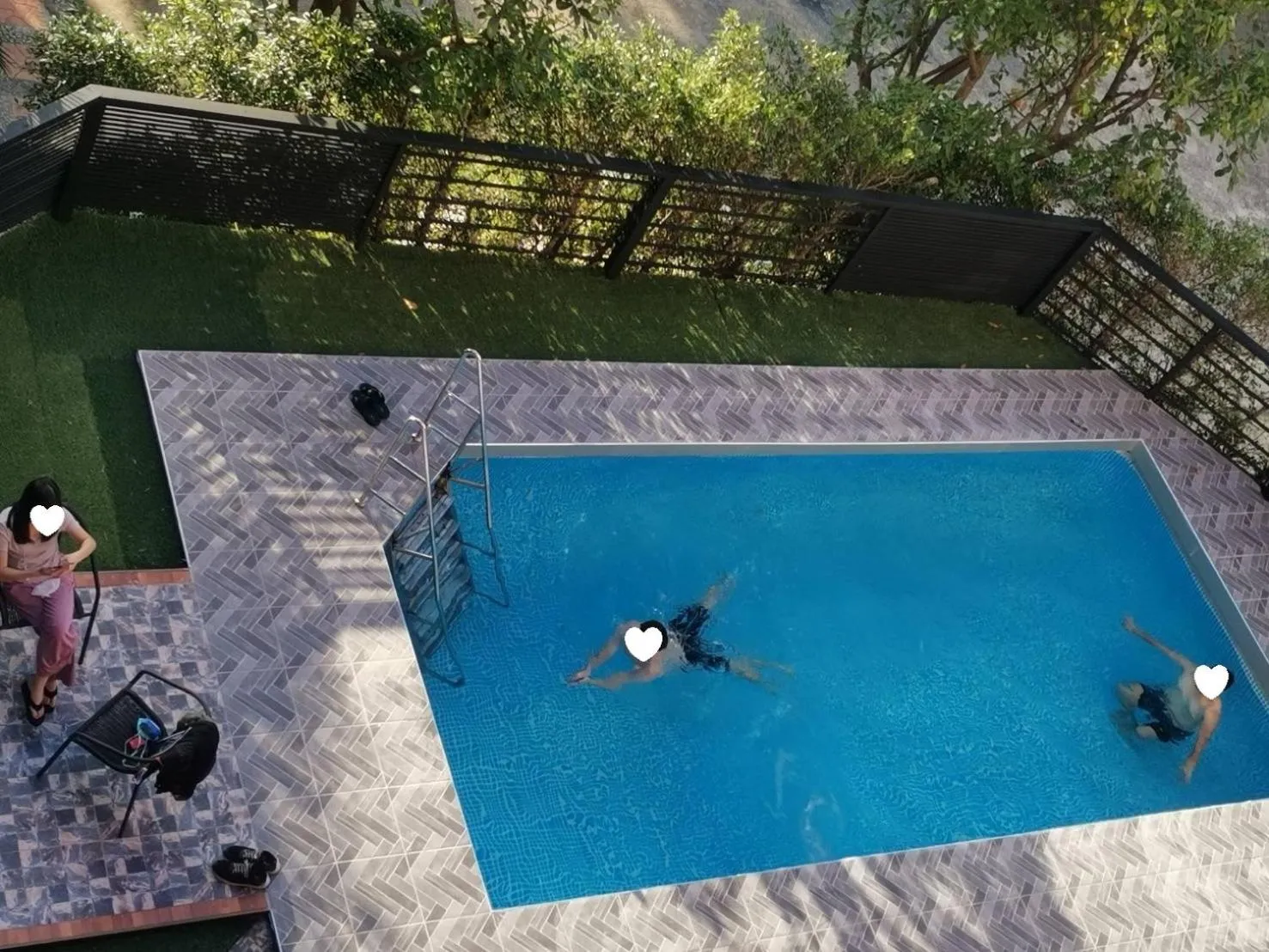 Swimming pool in The Breton Hotel Media