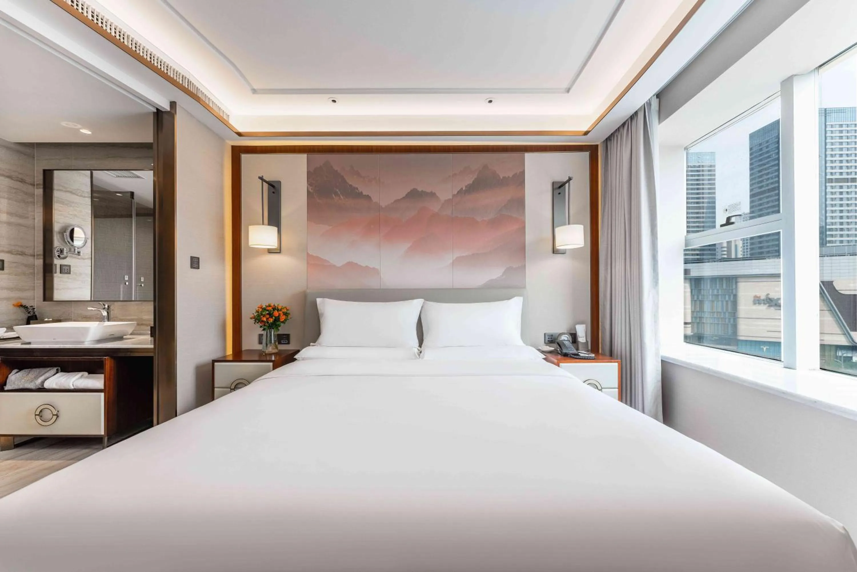 Bedroom, Bed in Yun-Zen Century Hotel