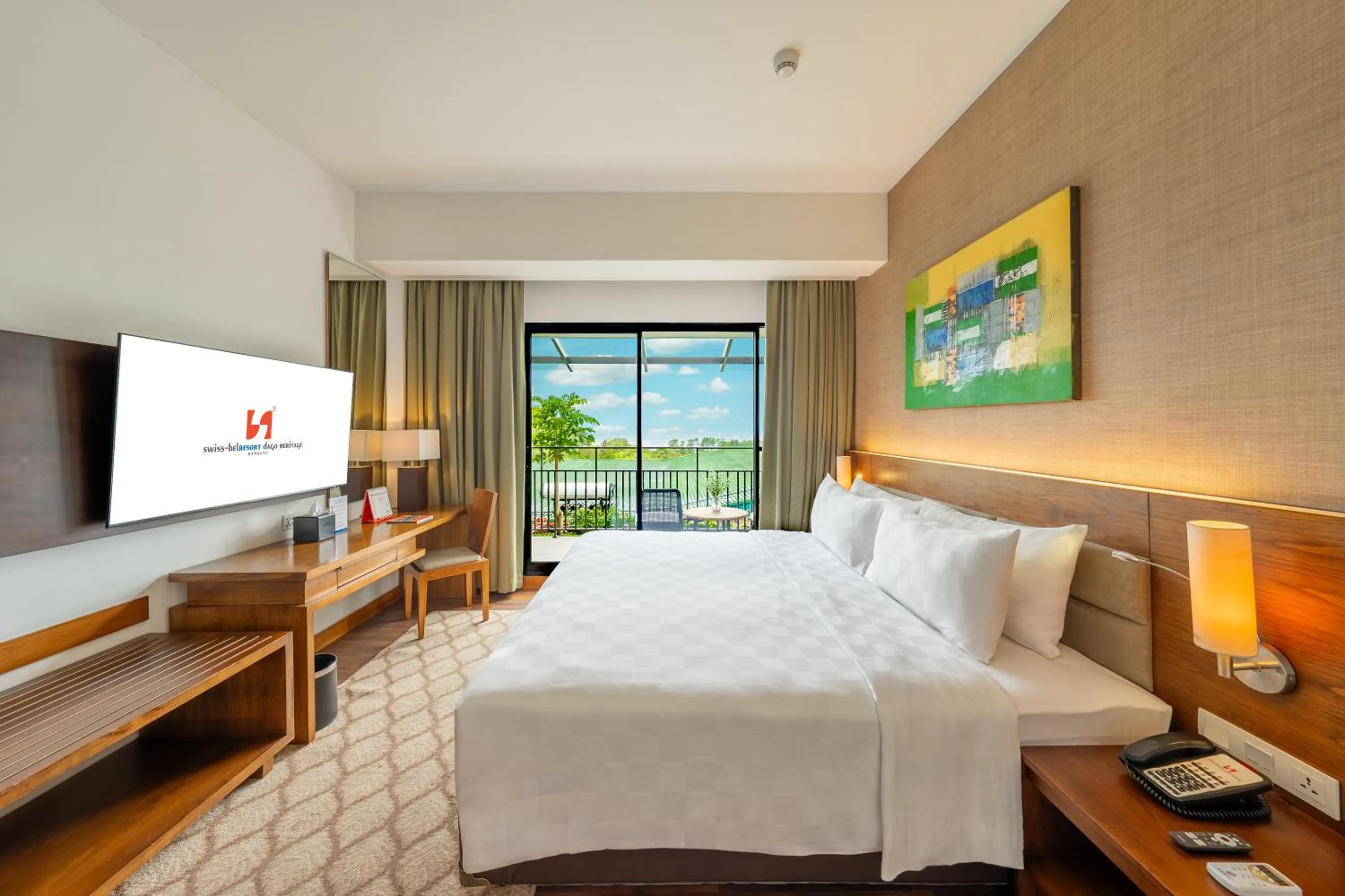 Bed in Swiss-Belresort Dago Heritage