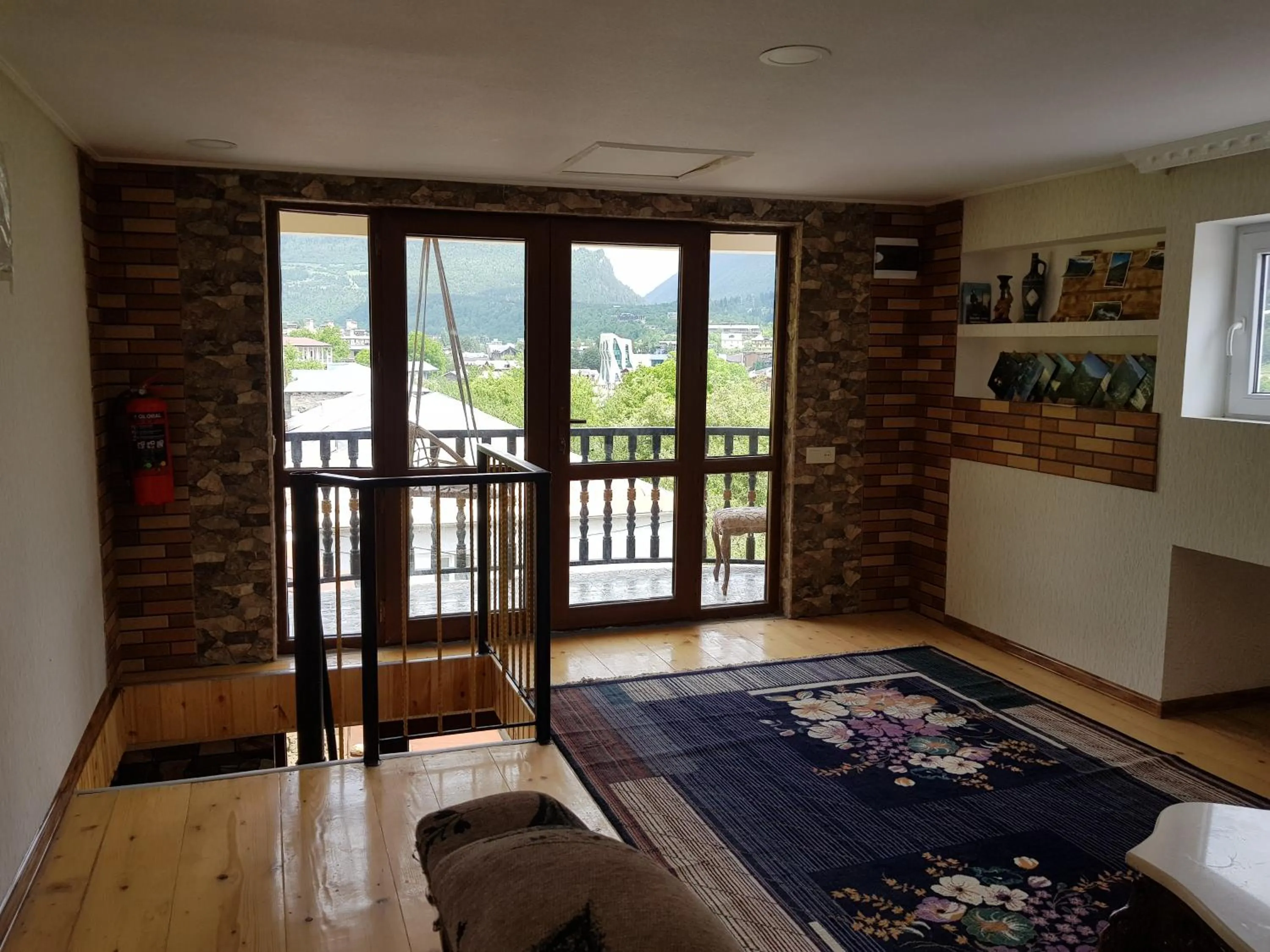 Communal lounge/ TV room in Hilltop Mestia