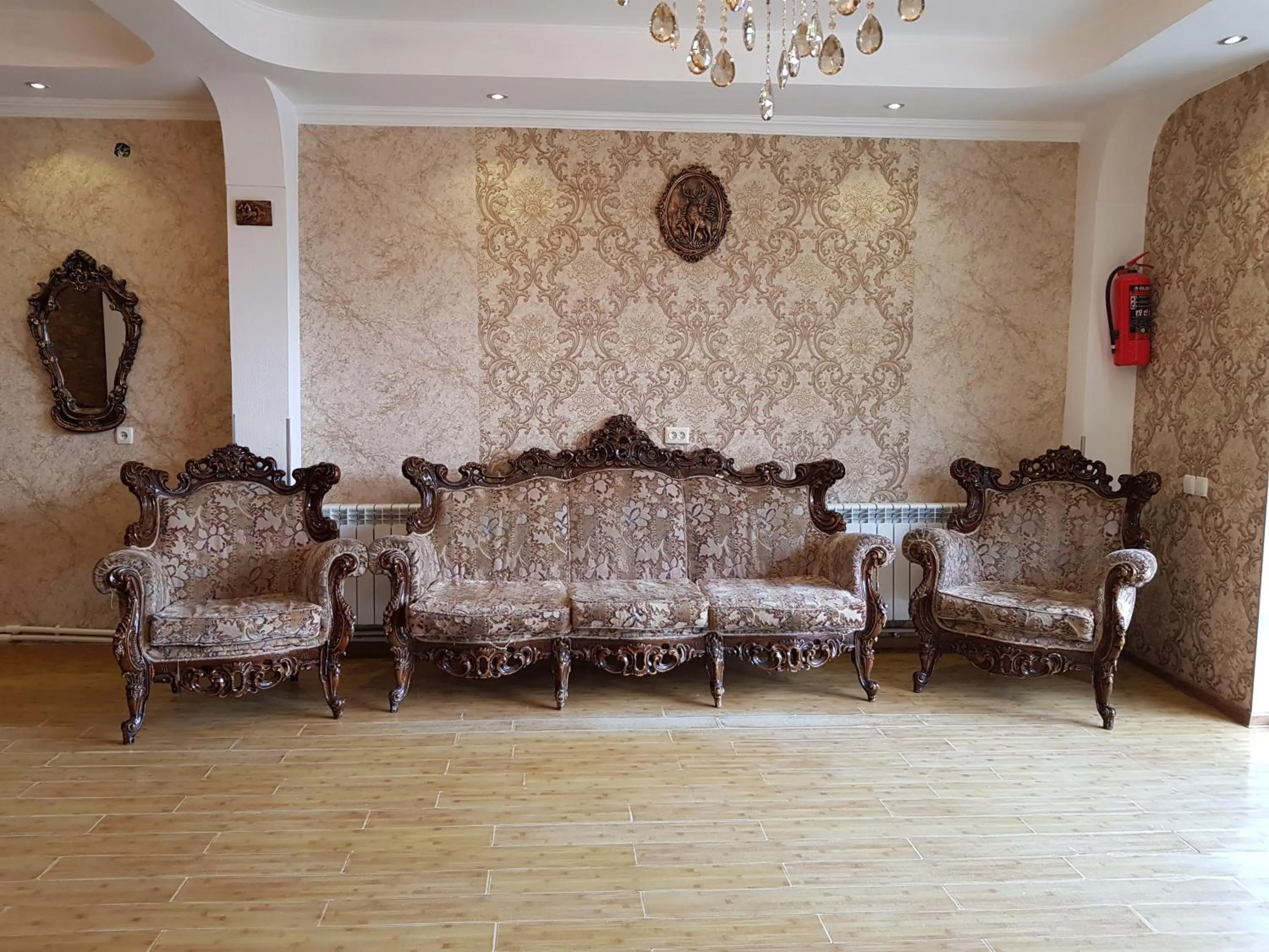 Communal lounge/ TV room in Hilltop Mestia