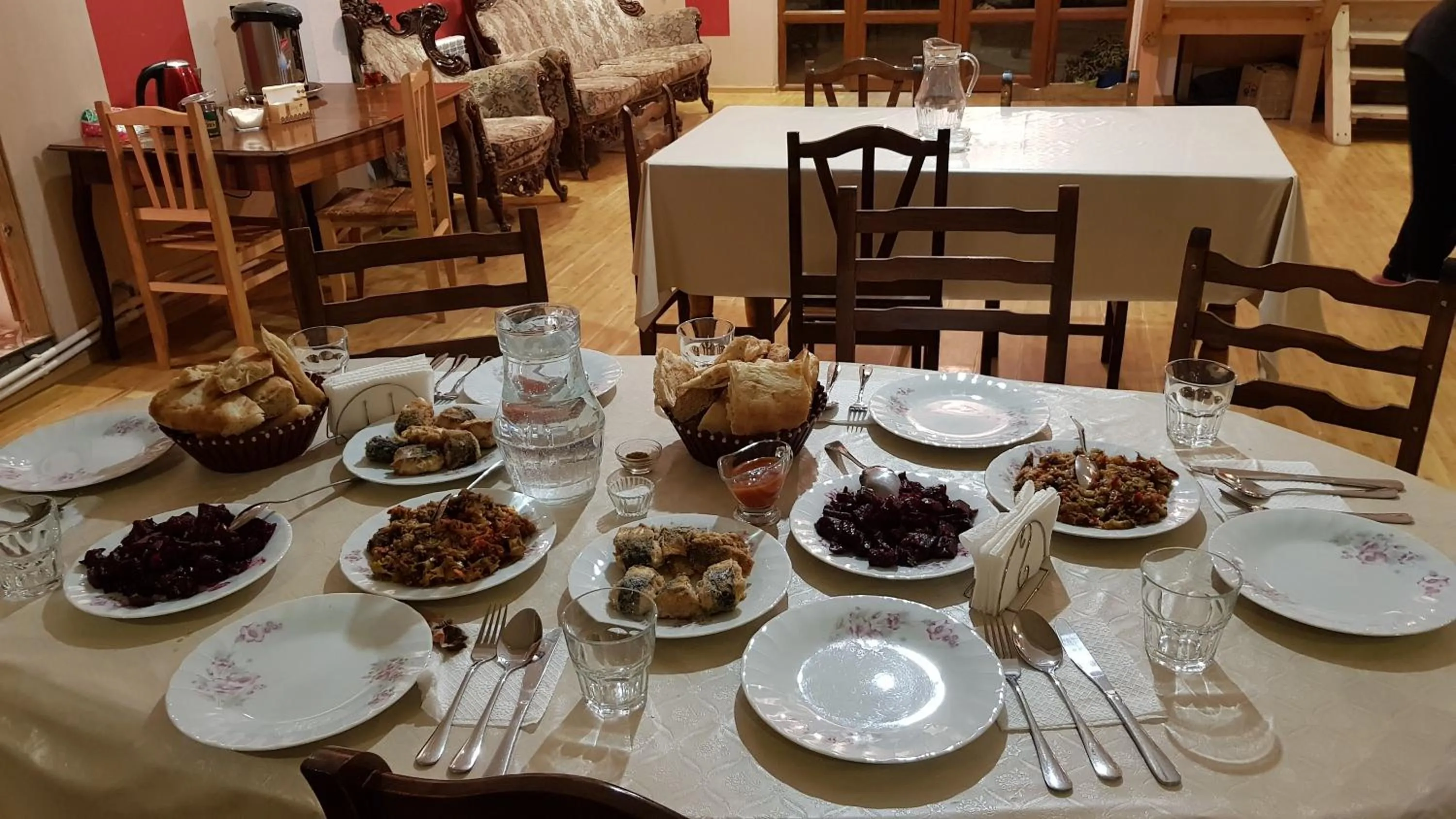 Dinner in Hilltop Mestia