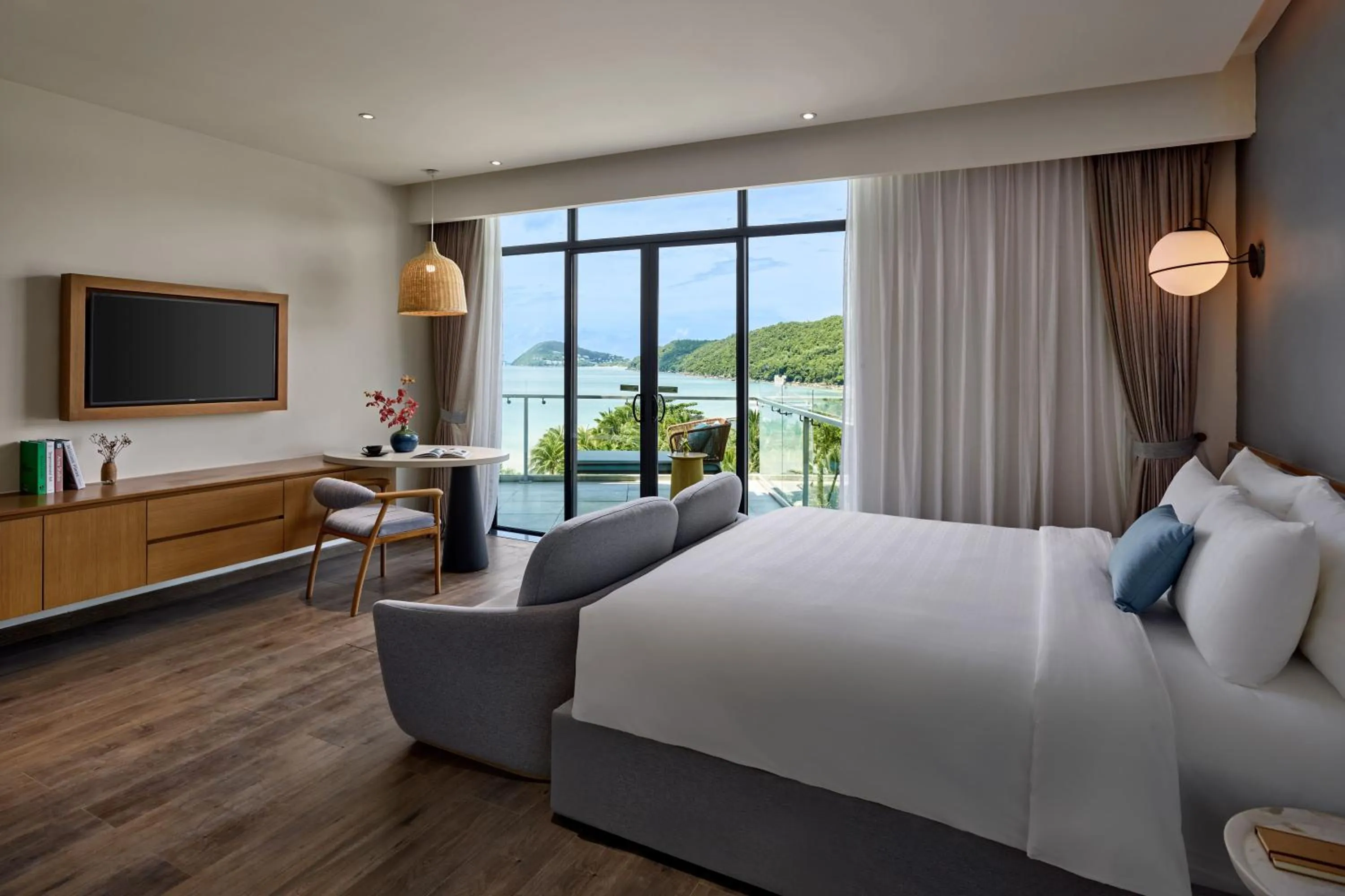 Bedroom, Bed in Premier Residences Phu Quoc Emerald Bay Managed by Accor