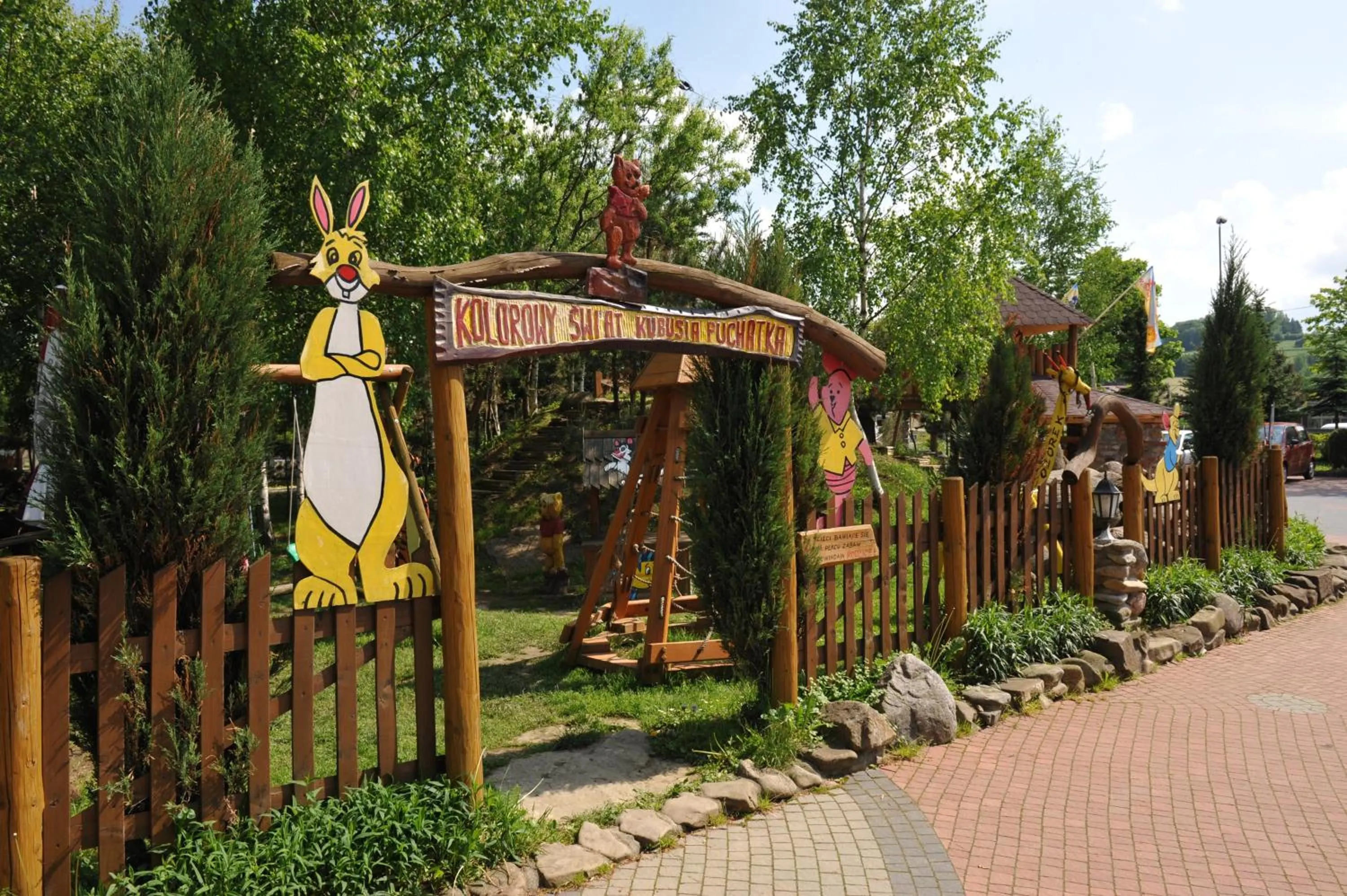 Children play ground in Jaś Wędrowniczek