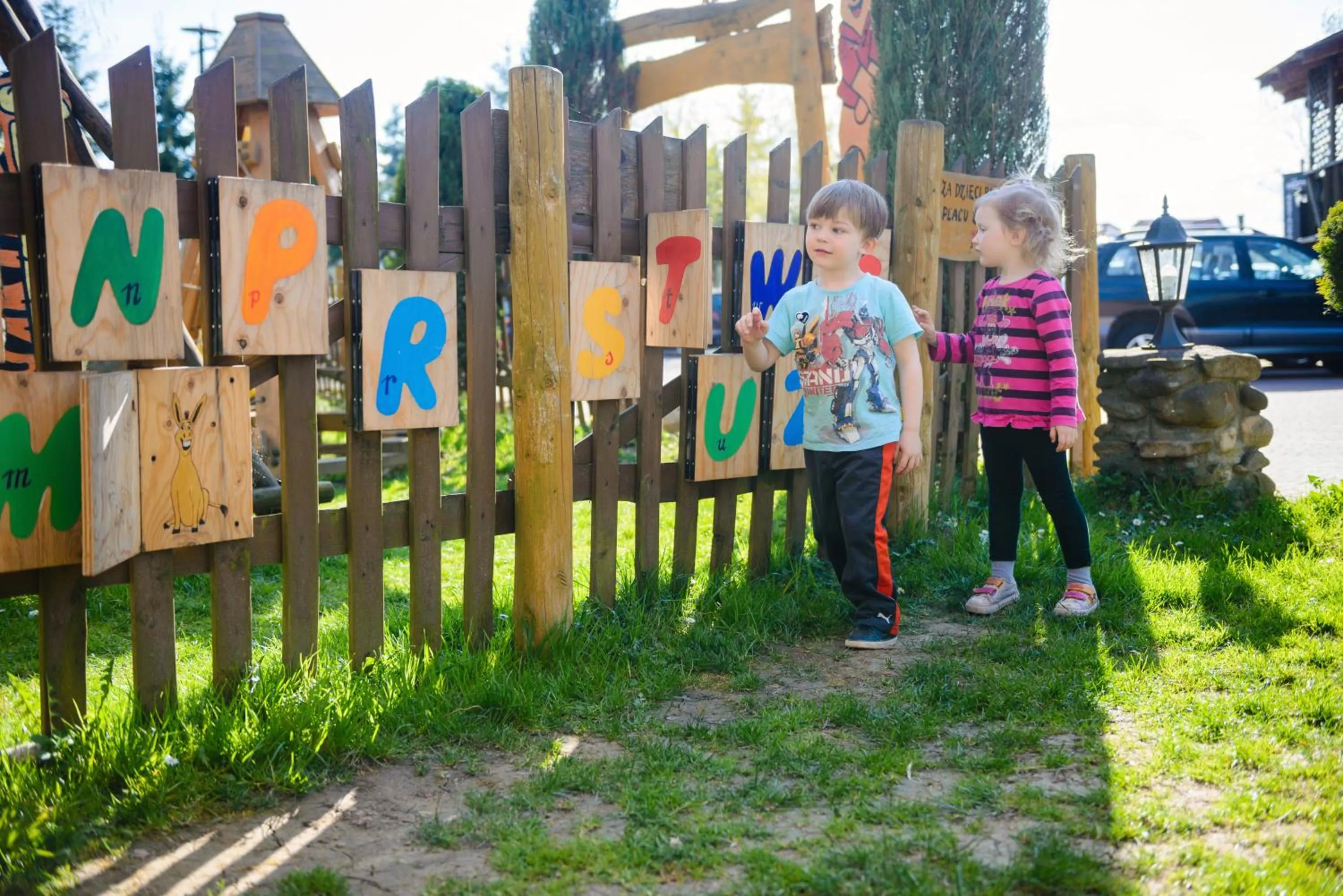 Children play ground in Jaś Wędrowniczek