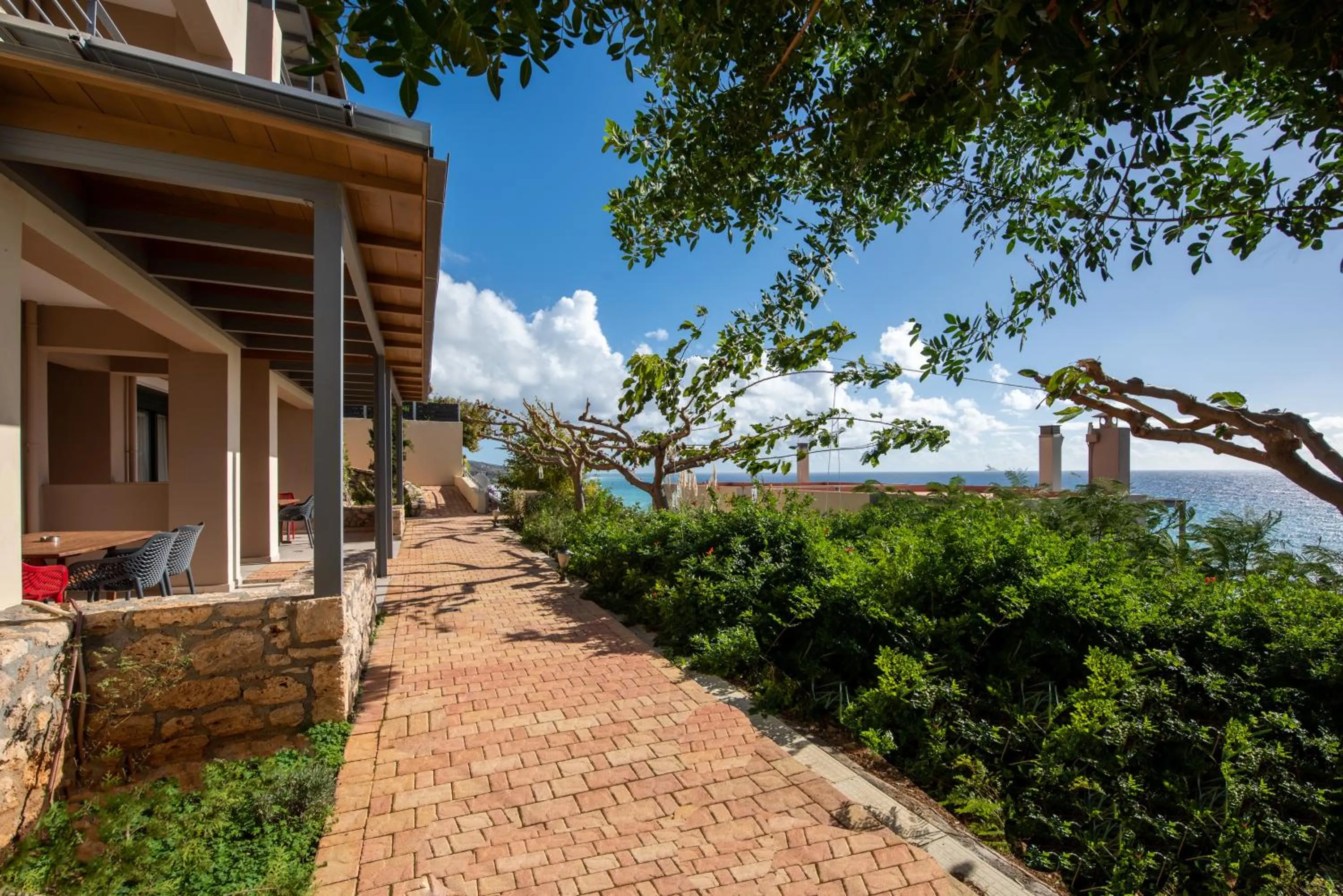 Patio in Portela Suites Kastri