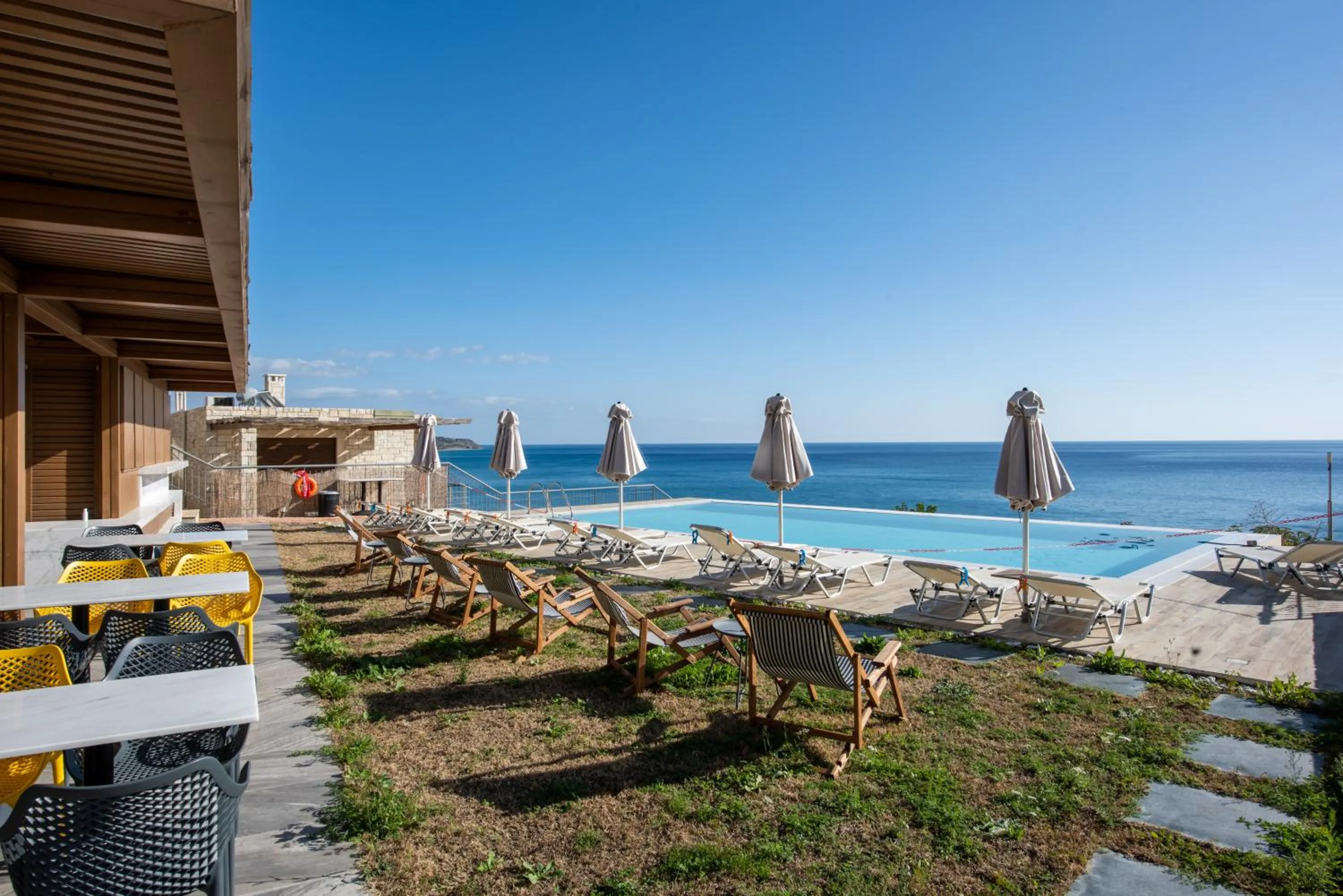 Sea view in Portela Suites Kastri