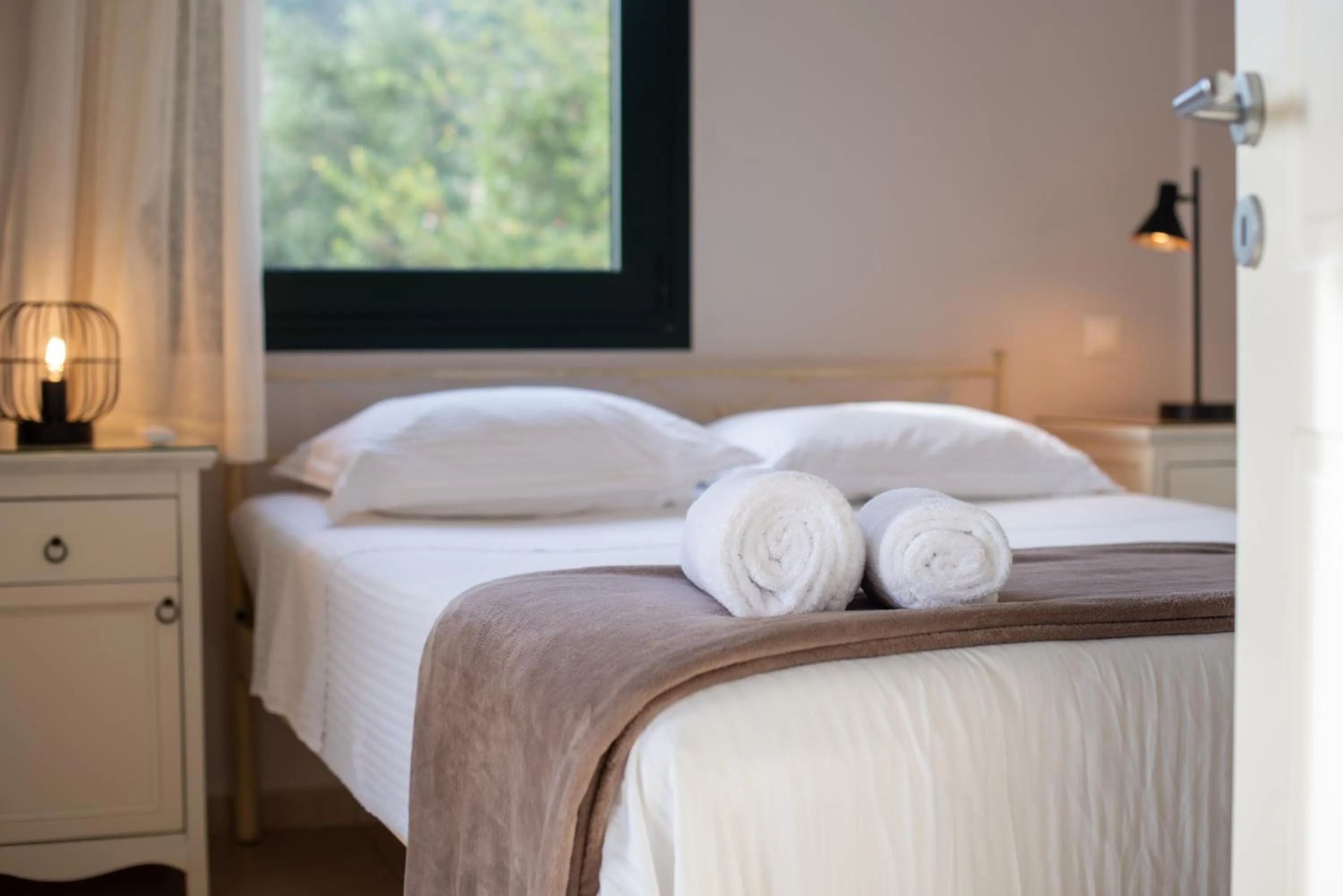 Bed in Portela Suites Kastri