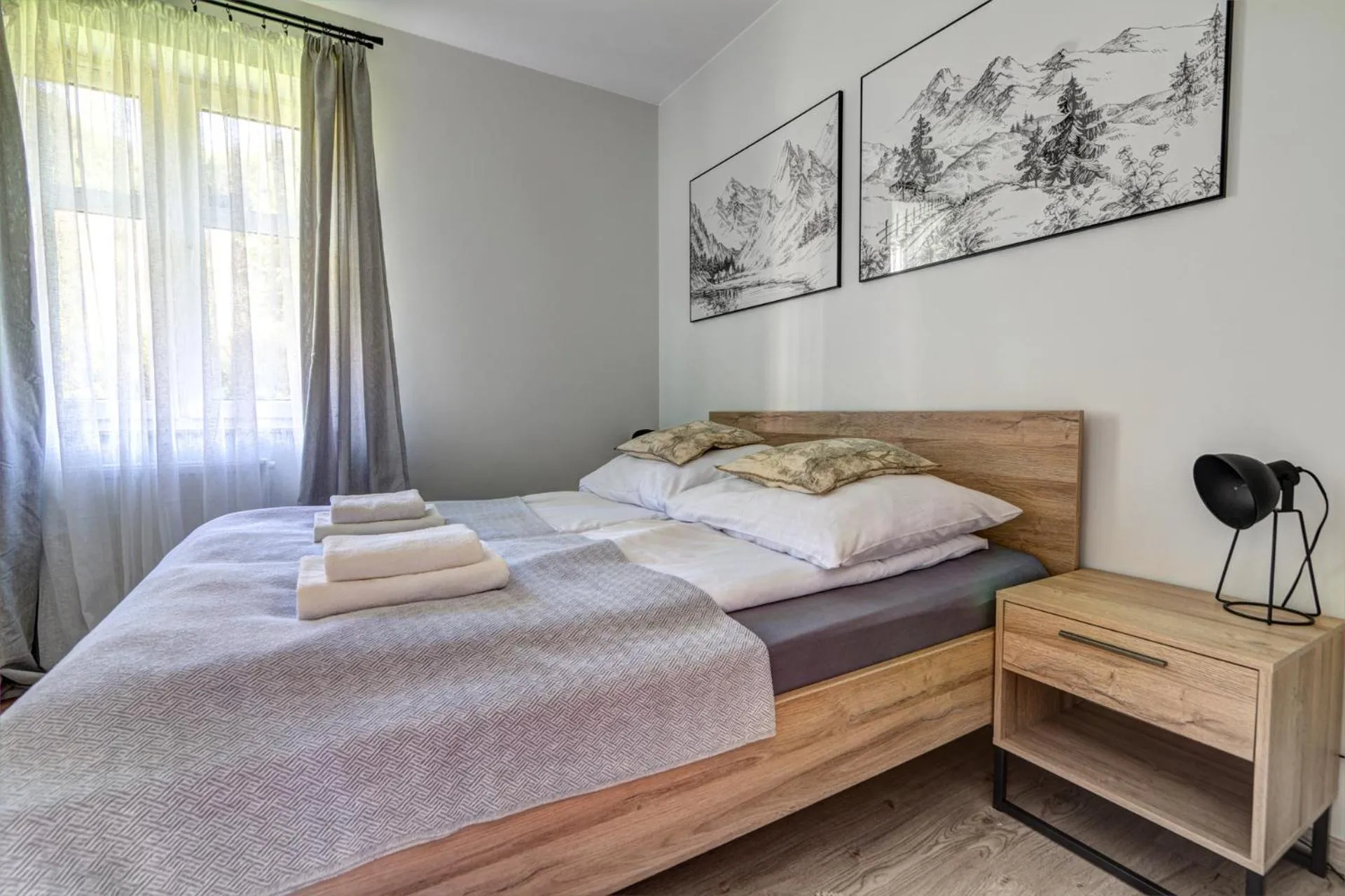 Bed in Apartamenty City Center Cicha 8