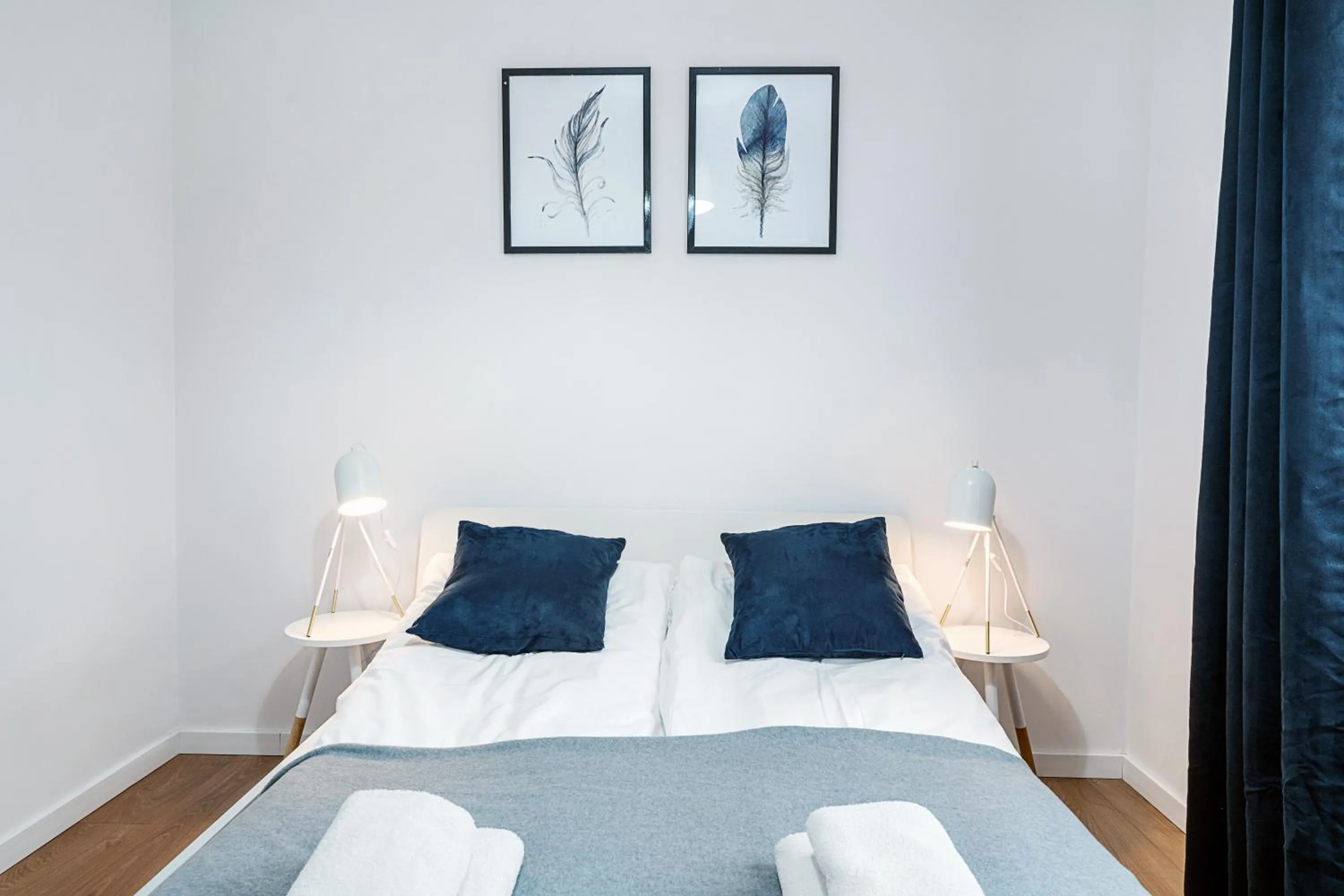 Bed in Apartamenty City Center Cicha 8
