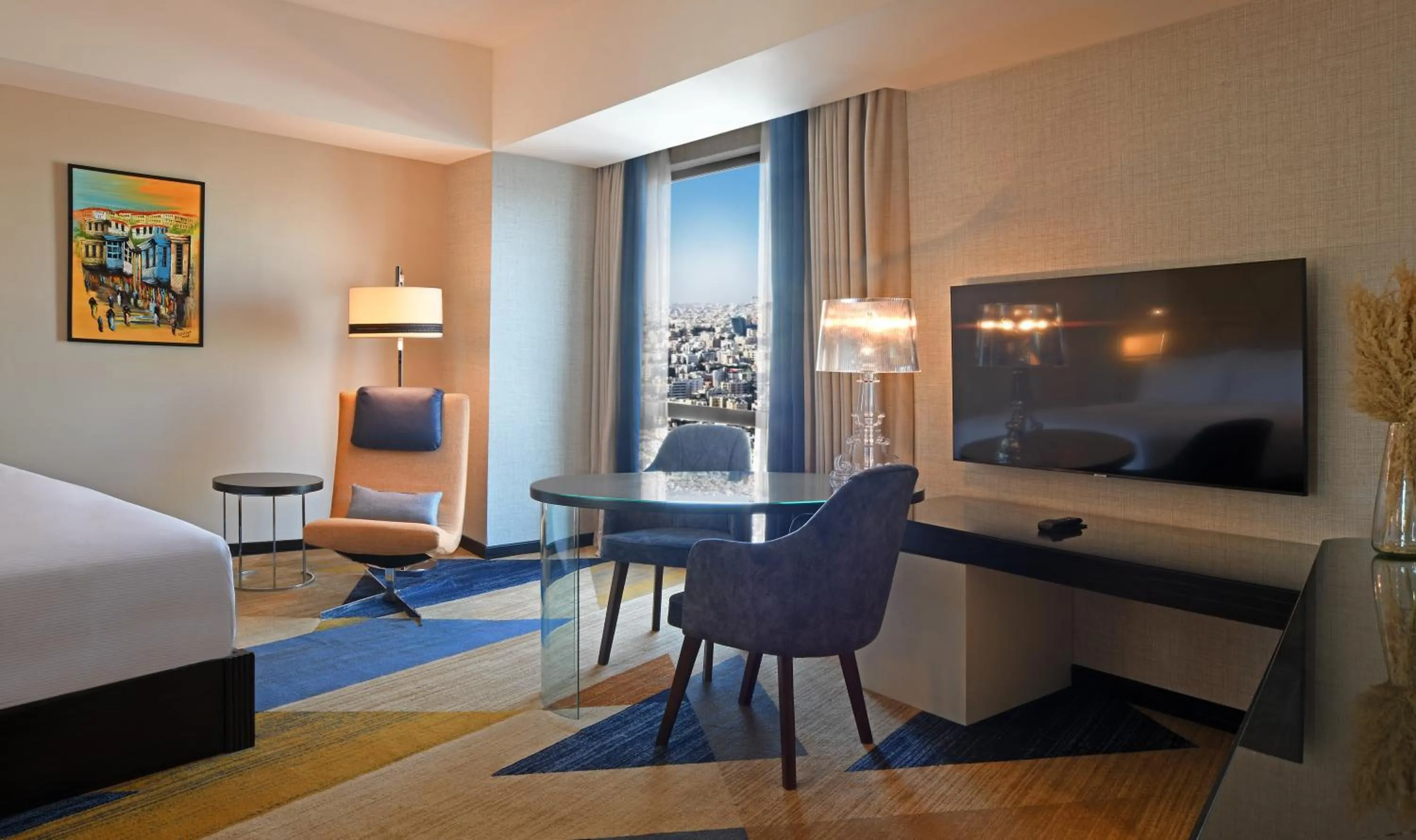 TV and multimedia, Bed in Hilton Amman