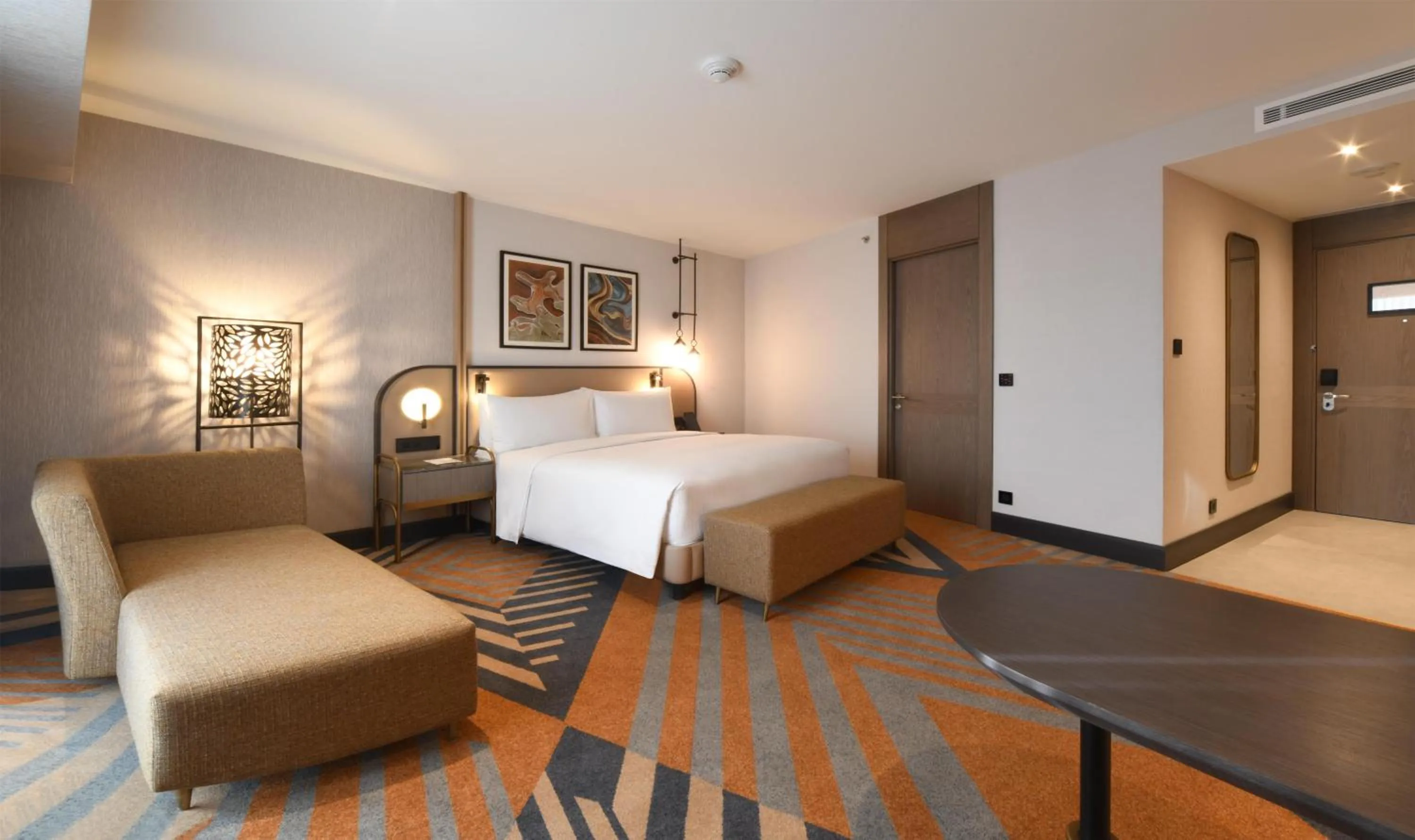 Living room, Bed in Hilton Amman