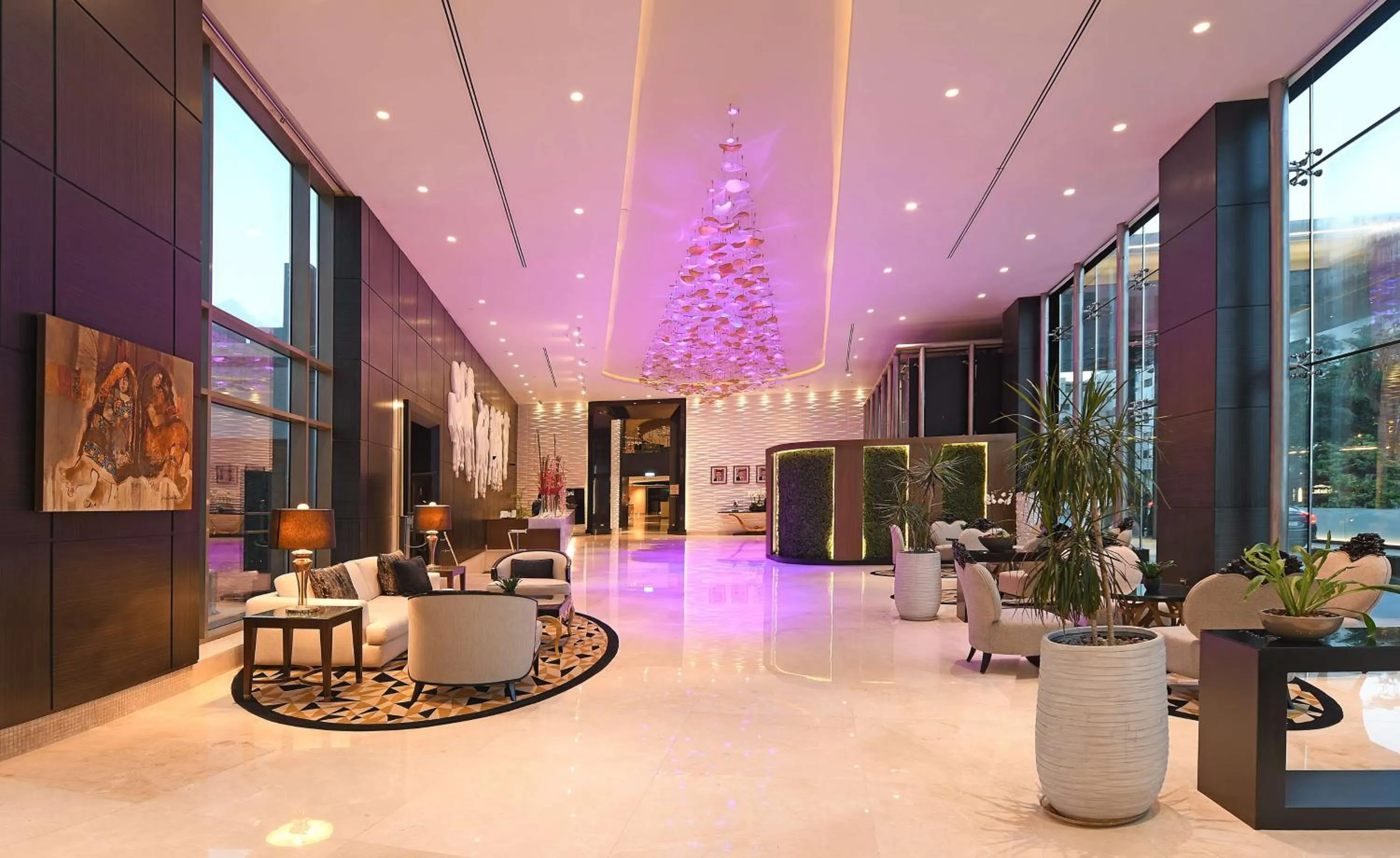 Lobby or reception in Hilton Amman