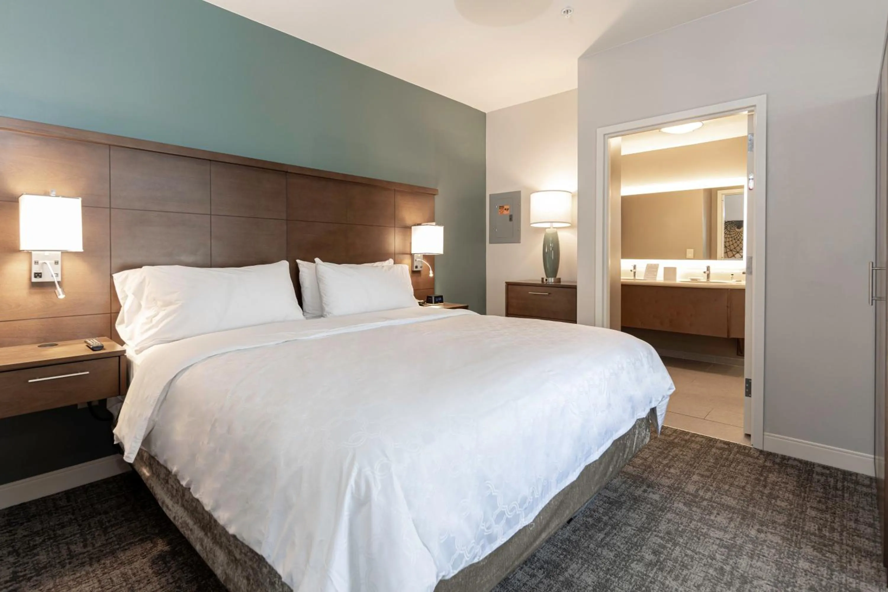 Photo of the whole room, Bed in Staybridge Suites Montgomery - Downtown by IHG