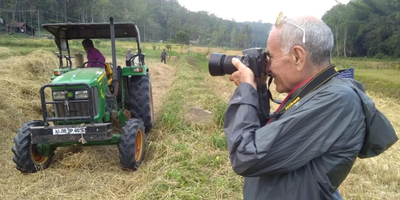Natural landscape in Vayal Veedu