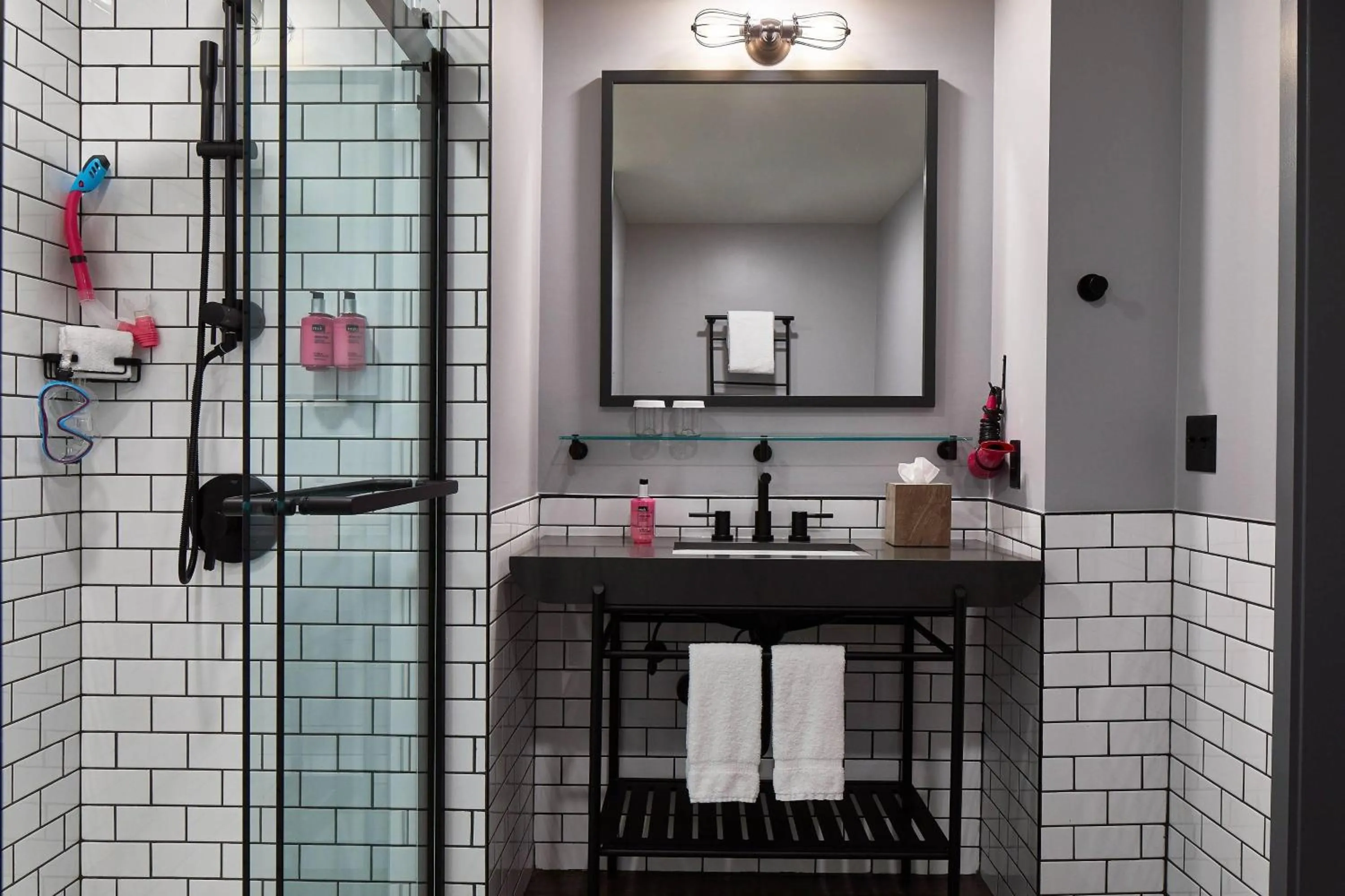 Bathroom in Moxy Atlanta Midtown