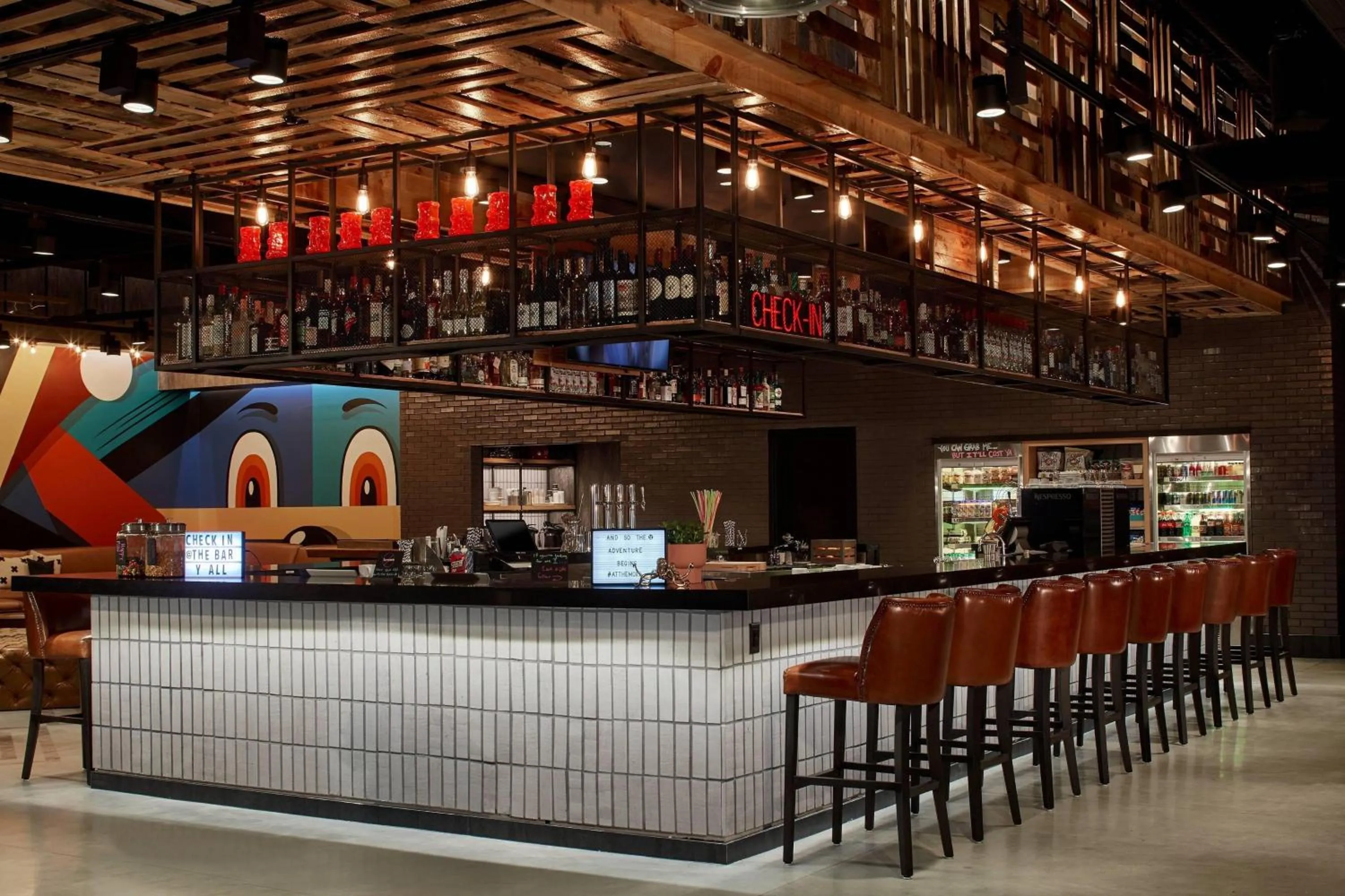 Lounge or bar in Moxy Atlanta Midtown