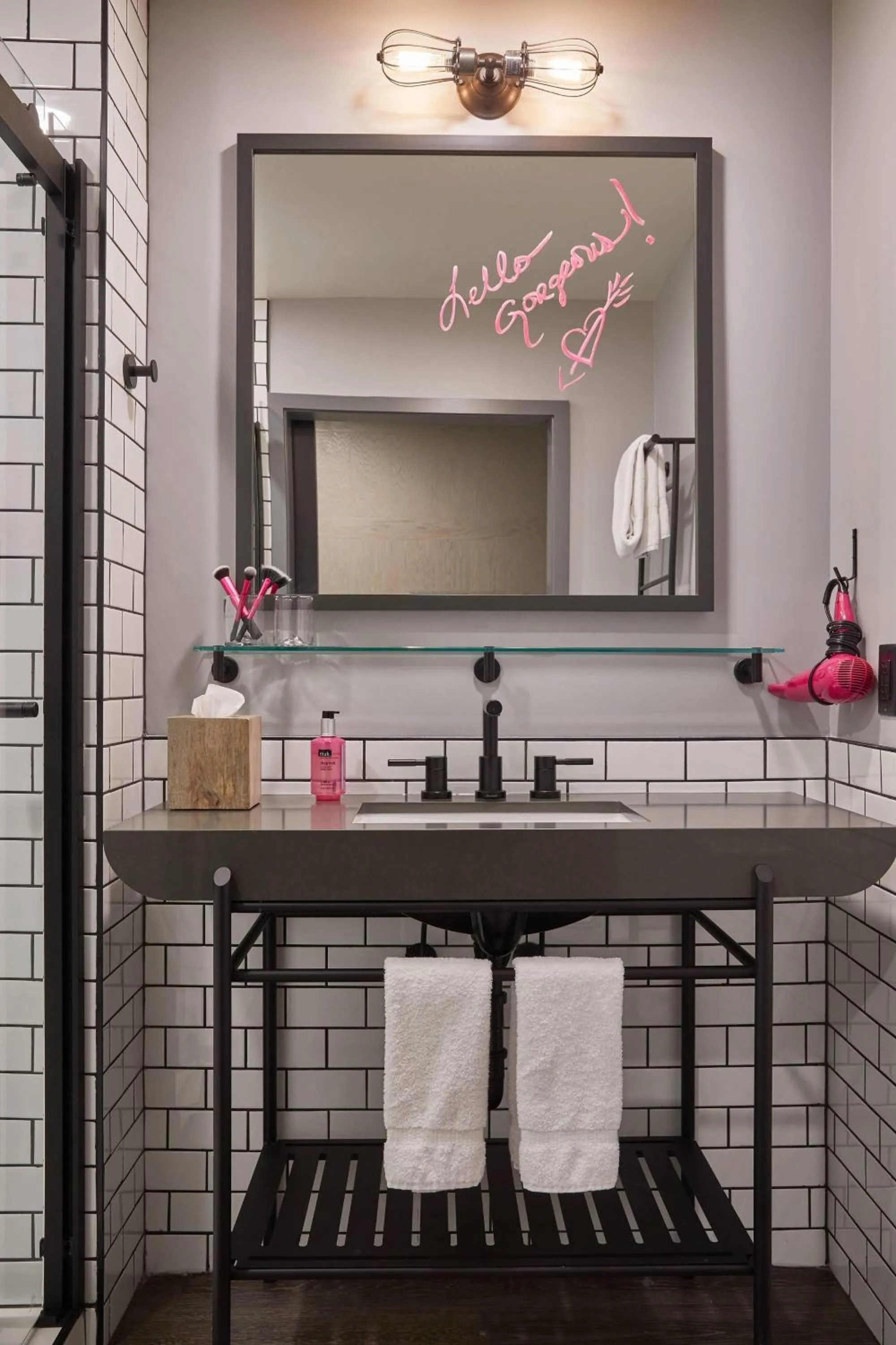 Bathroom in Moxy Atlanta Midtown