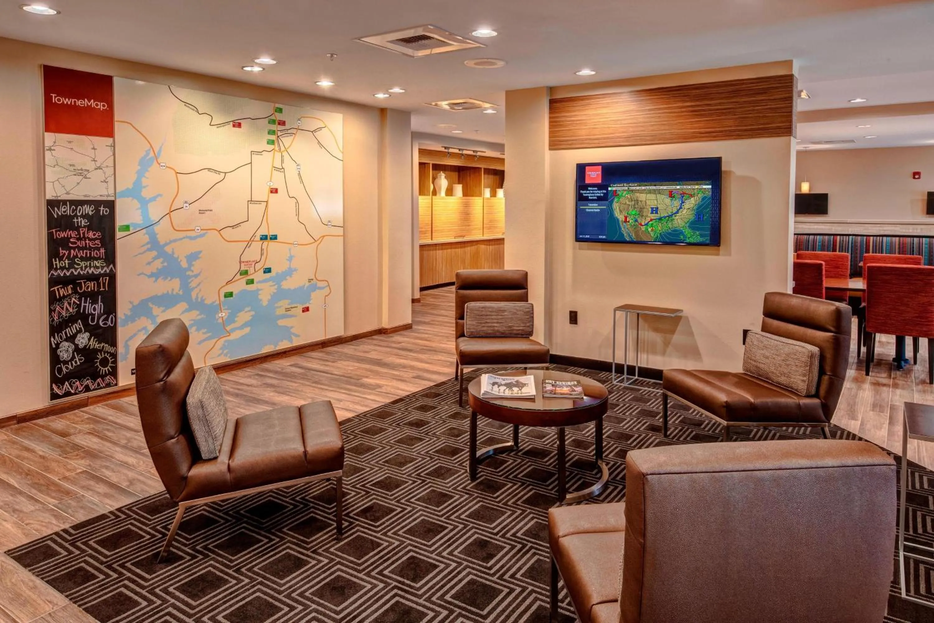 Lobby or reception in TownePlace Suites by Marriott Hot Springs