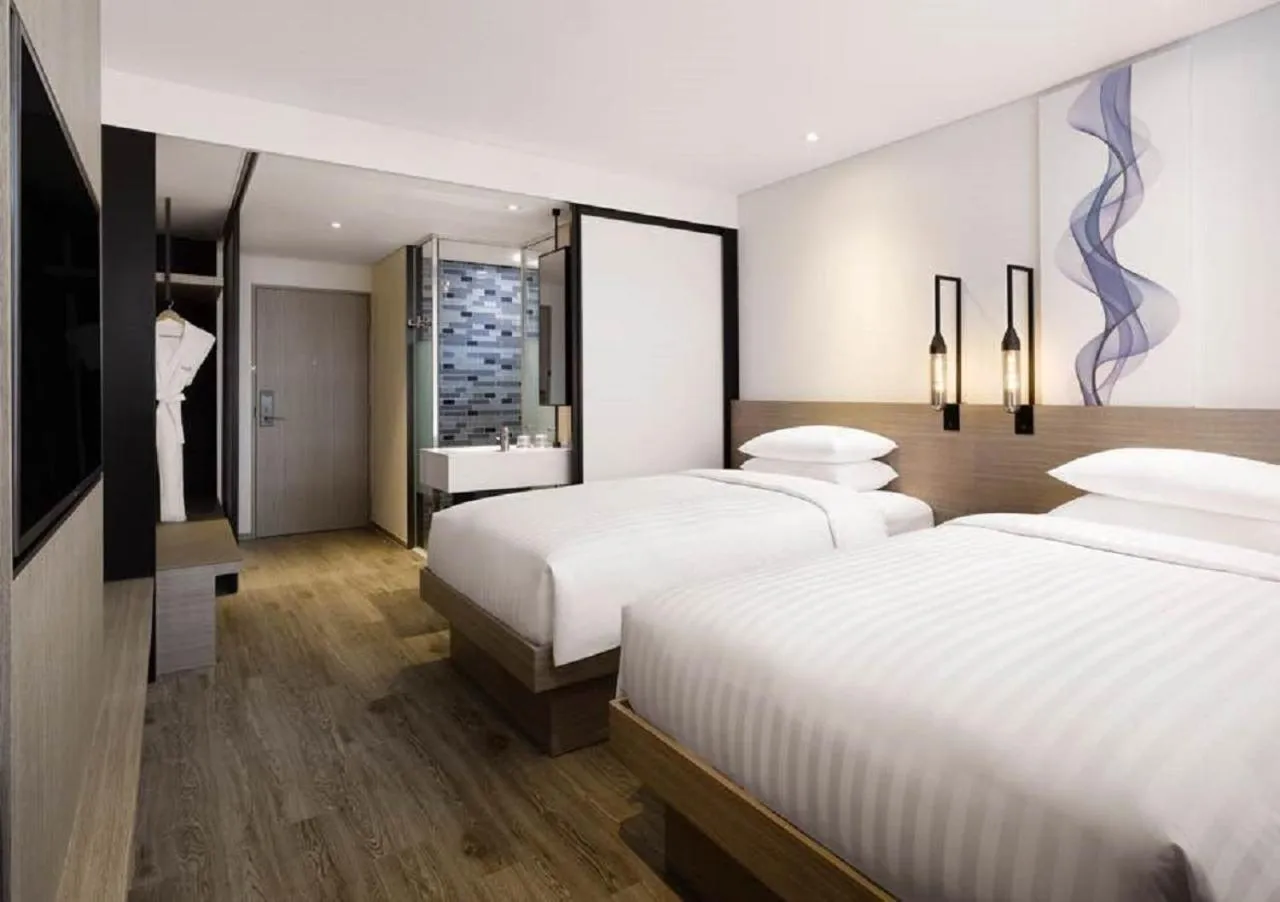 Property building, Bed in Fairfield by Marriott Busan