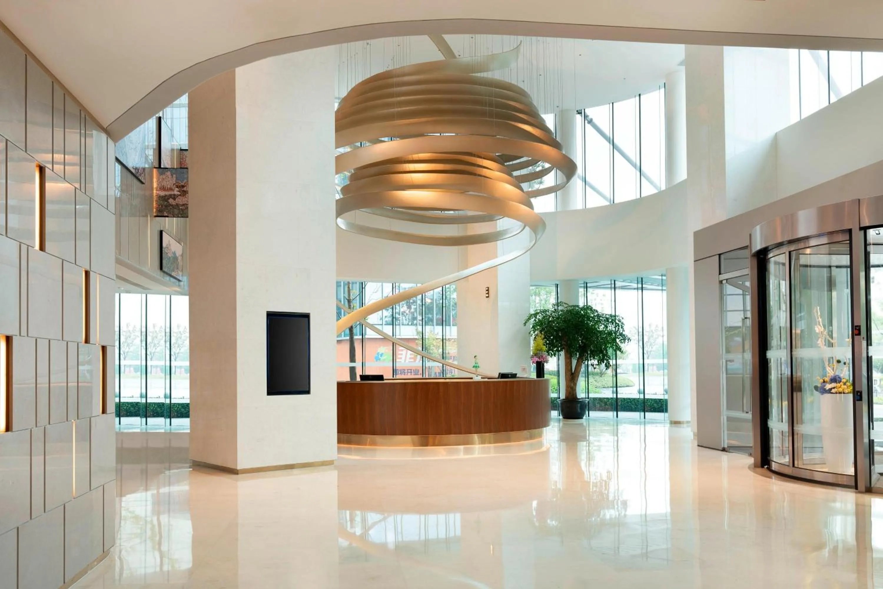 Lobby or reception in Le Meridien Hangzhou, Binjiang
