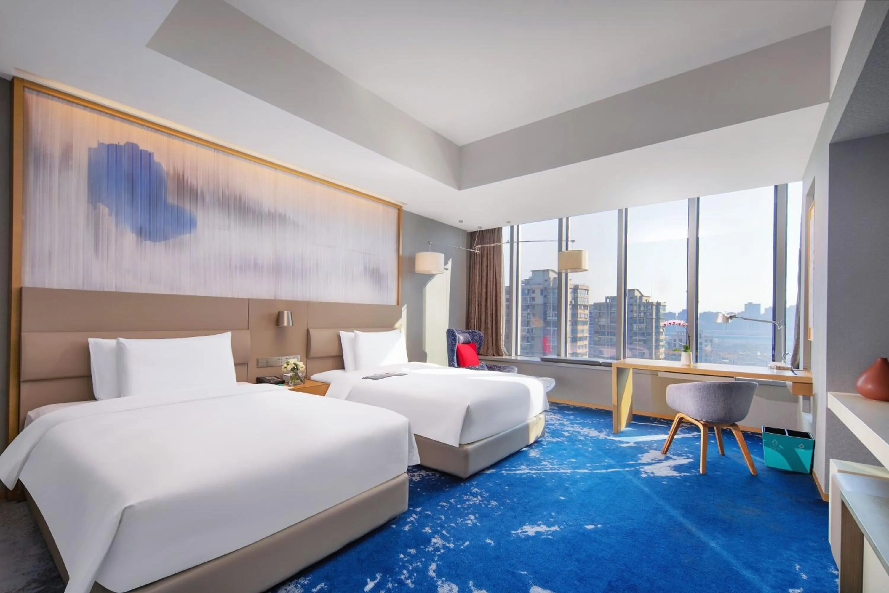 Bed in Le Meridien Hangzhou, Binjiang