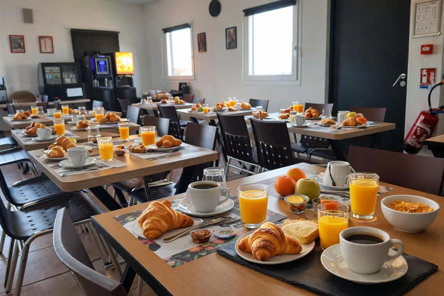 Continental breakfast in Enzo Hotels Chartres Mainvilliers