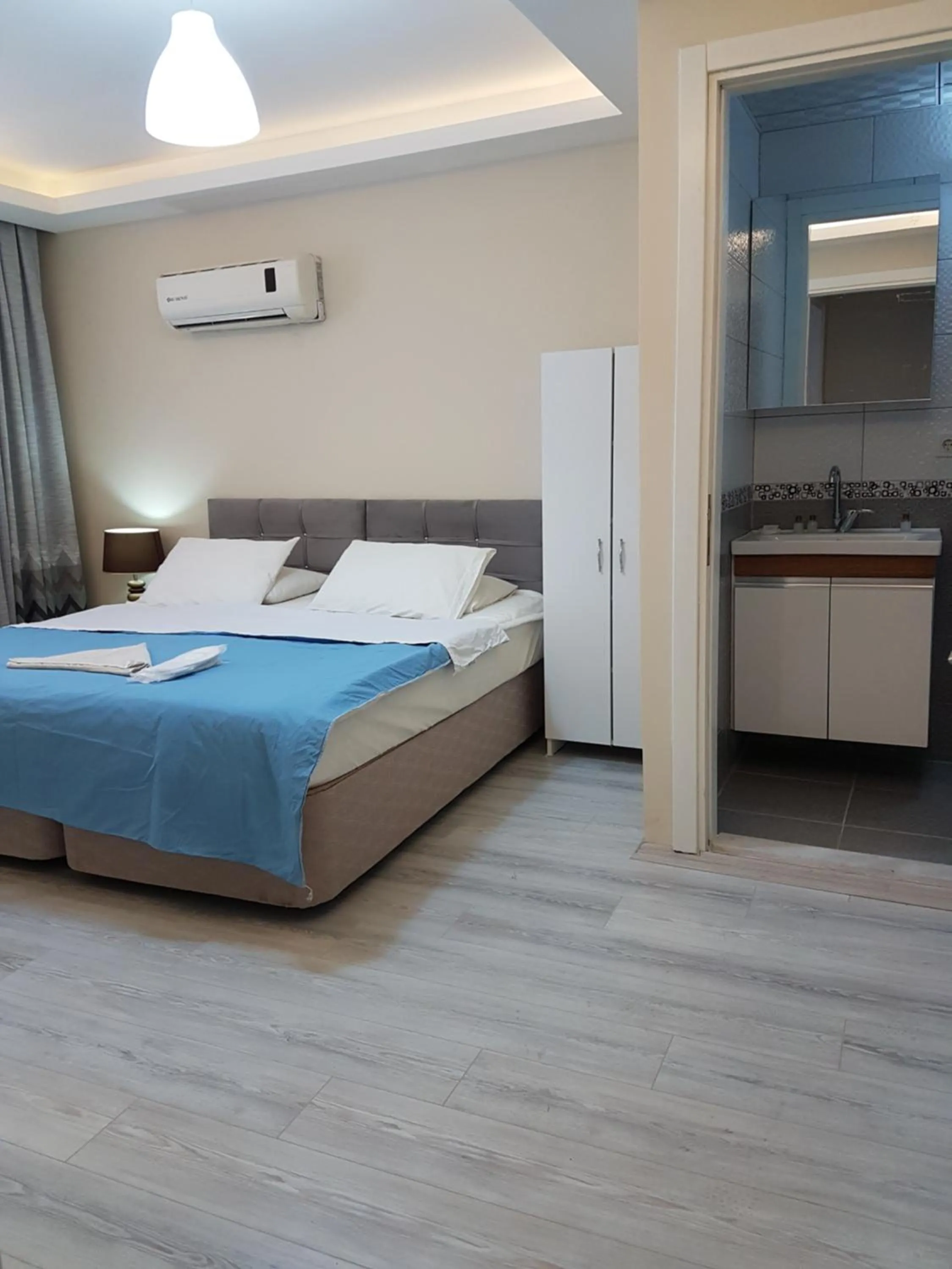 Bed in Yeşilyurt Pansiyon Hotel