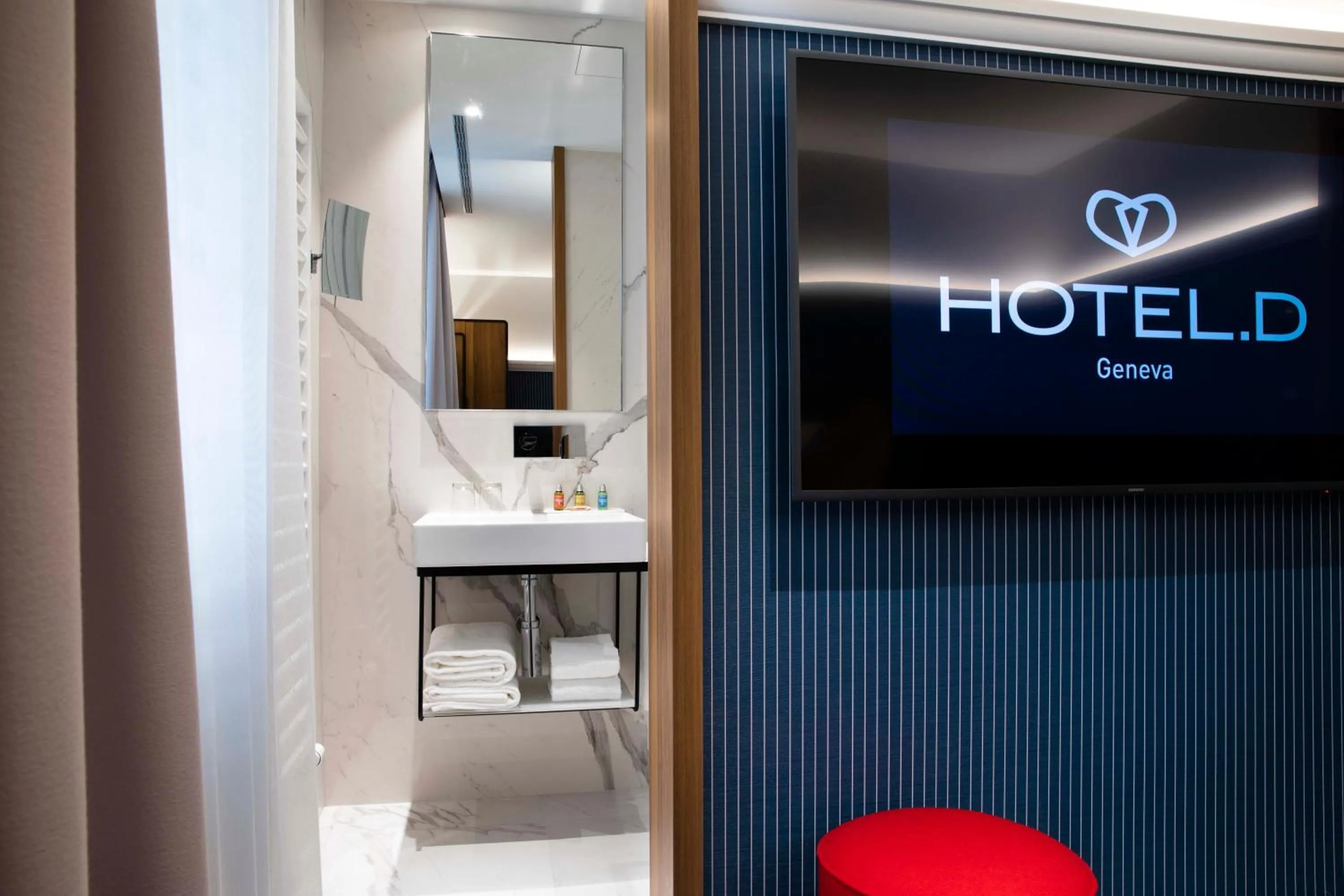 Bathroom in Hotel D Geneva